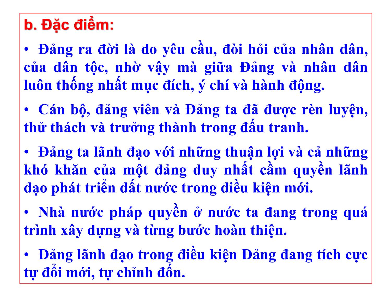 Bài giảng Đảng cầm quyền và phương thức lãnh đạo của Đảng - Nguyễn Xuân Phương trang 9