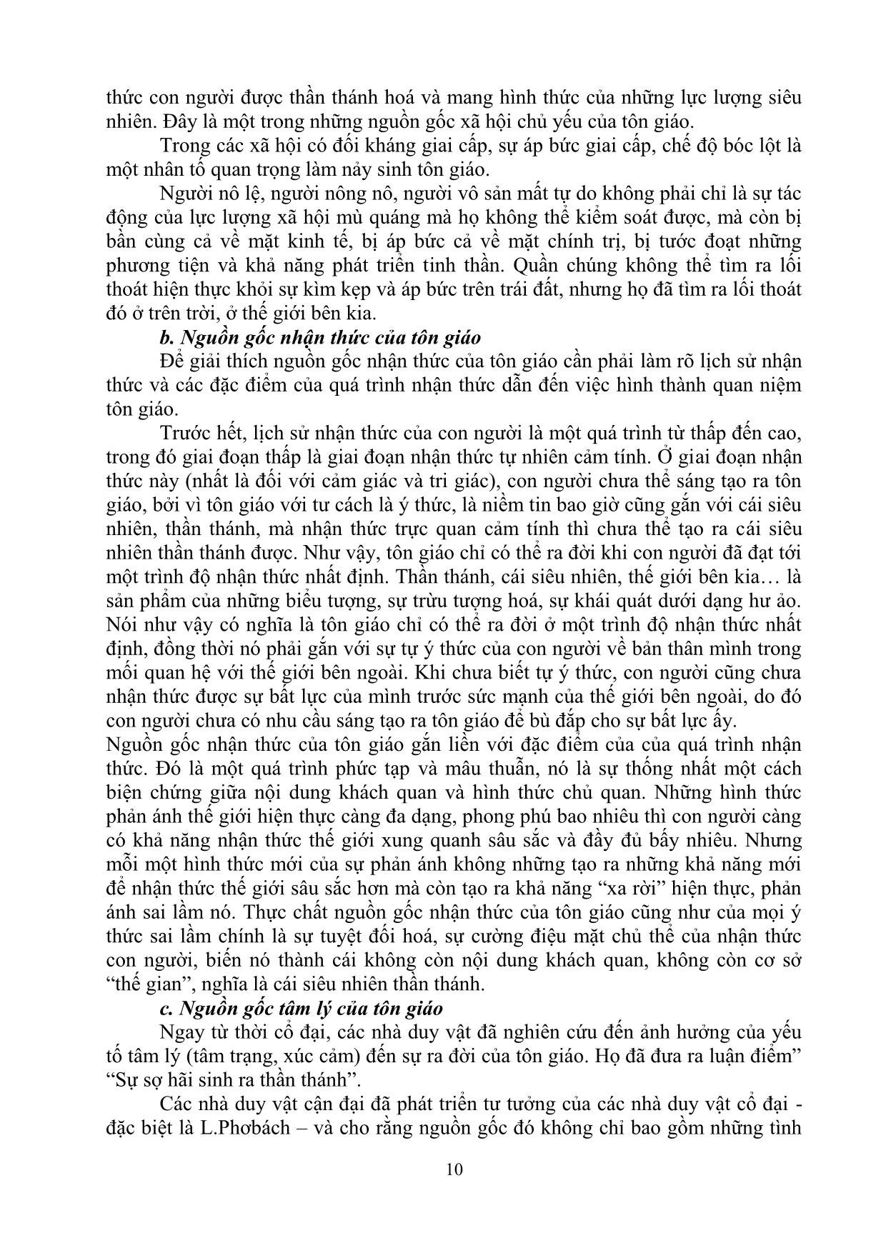 Bài giảng Tôn giáo - Tín ngưỡng trang 10