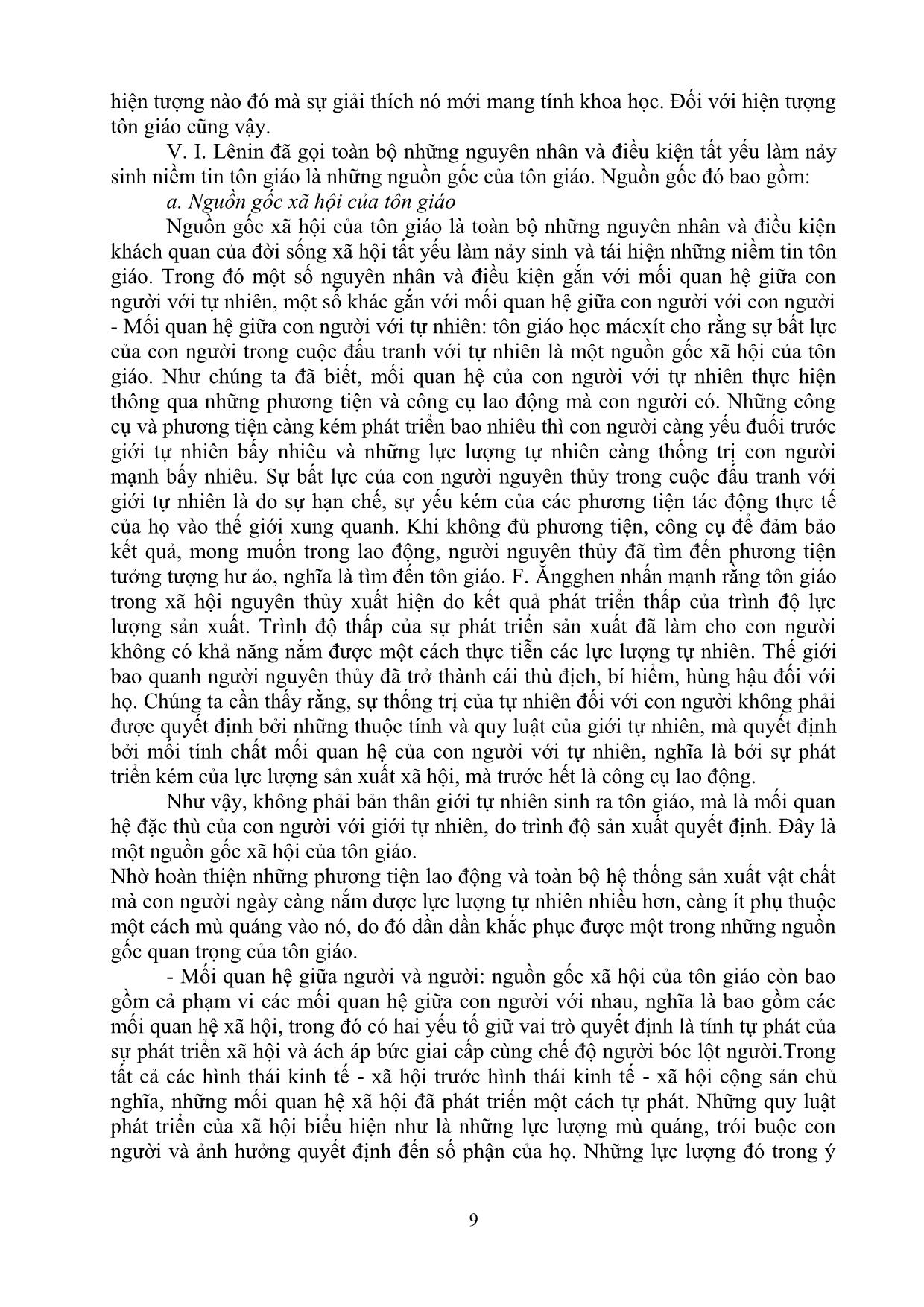 Bài giảng Tôn giáo - Tín ngưỡng trang 9