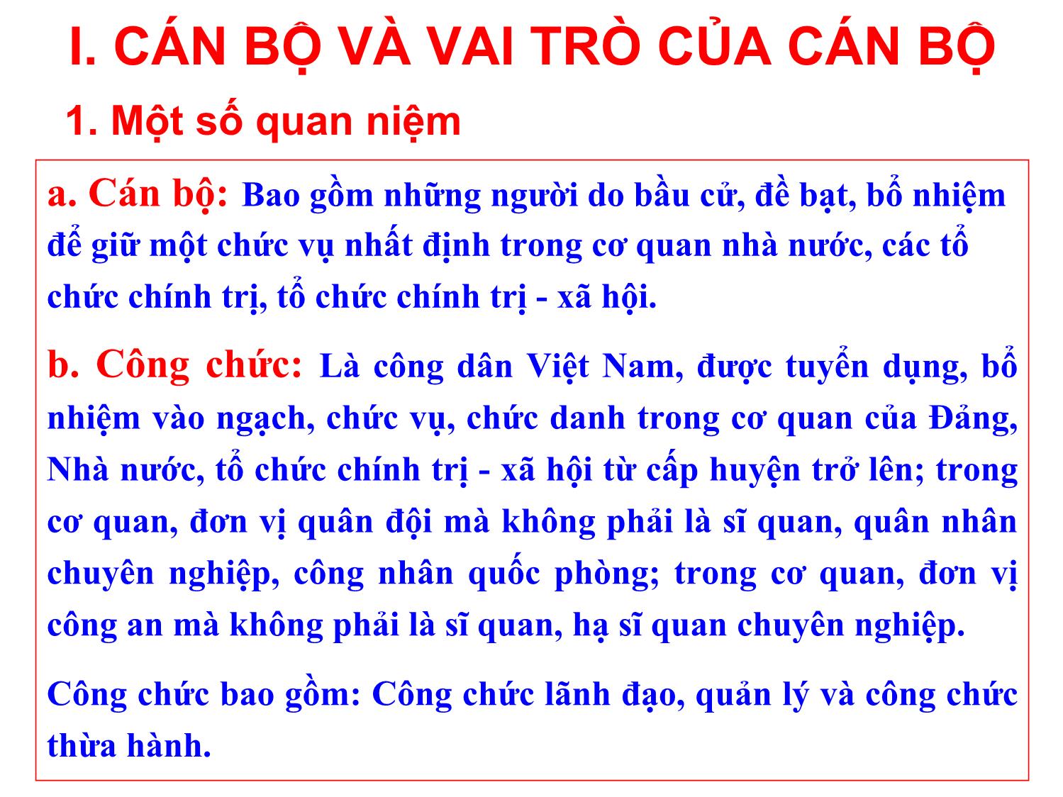 Bài giảng Xây dựng đội ngũ cán bộ - Nguyễn Xuân Phương trang 3