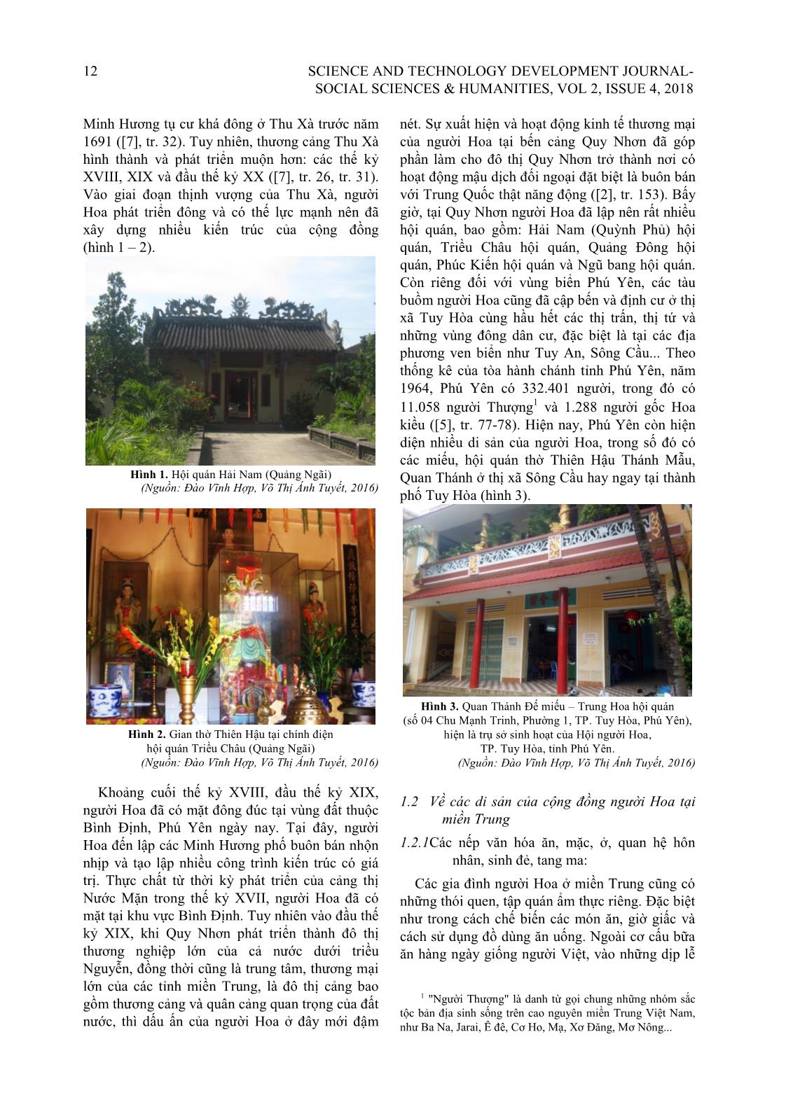 Cộng đồng người Hoa ven biển miền Trung trong giao lưu văn hóa, hội nhập và phát triển trang 2