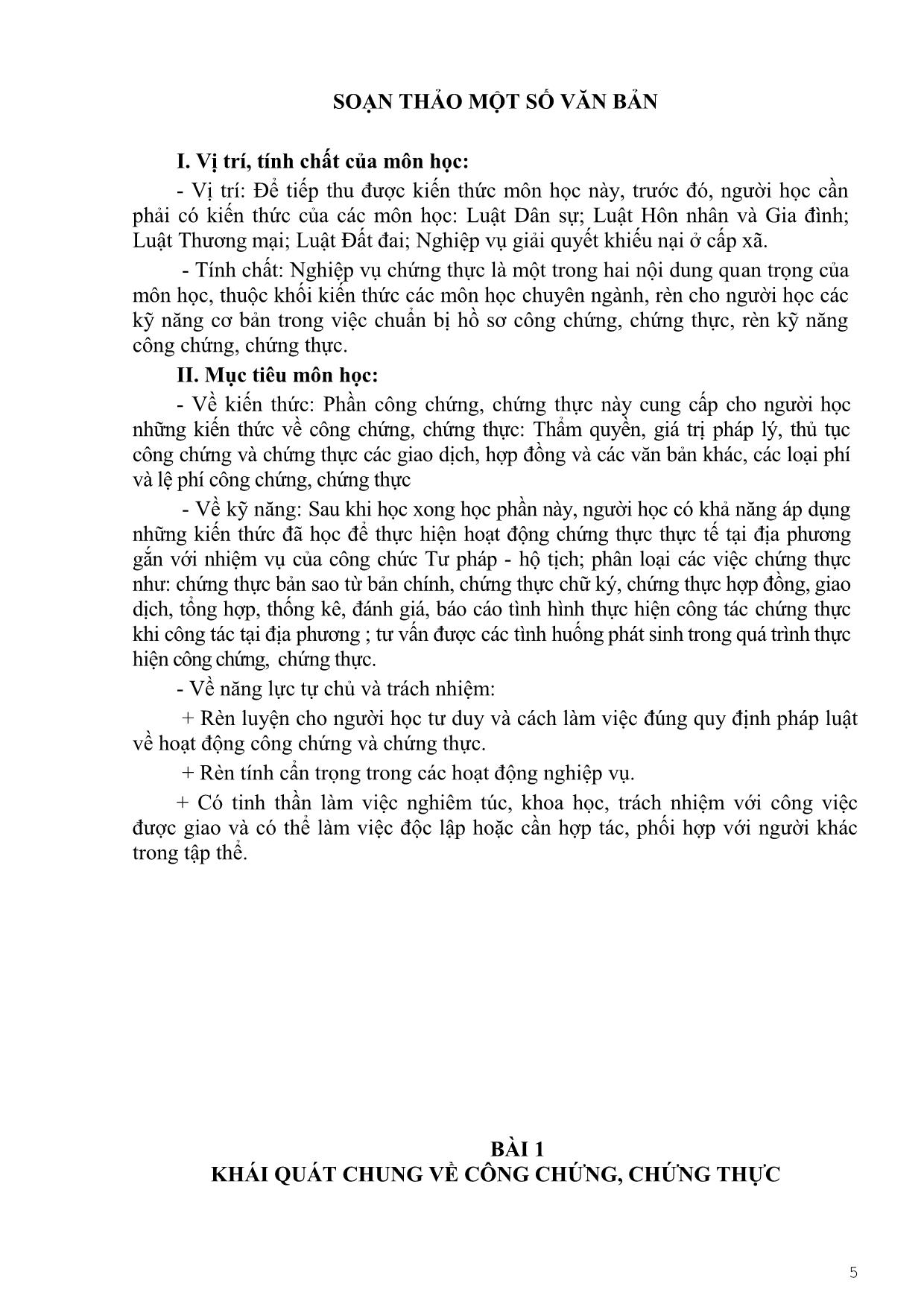 Giáo trình Soạn thảo văn bản trang 4