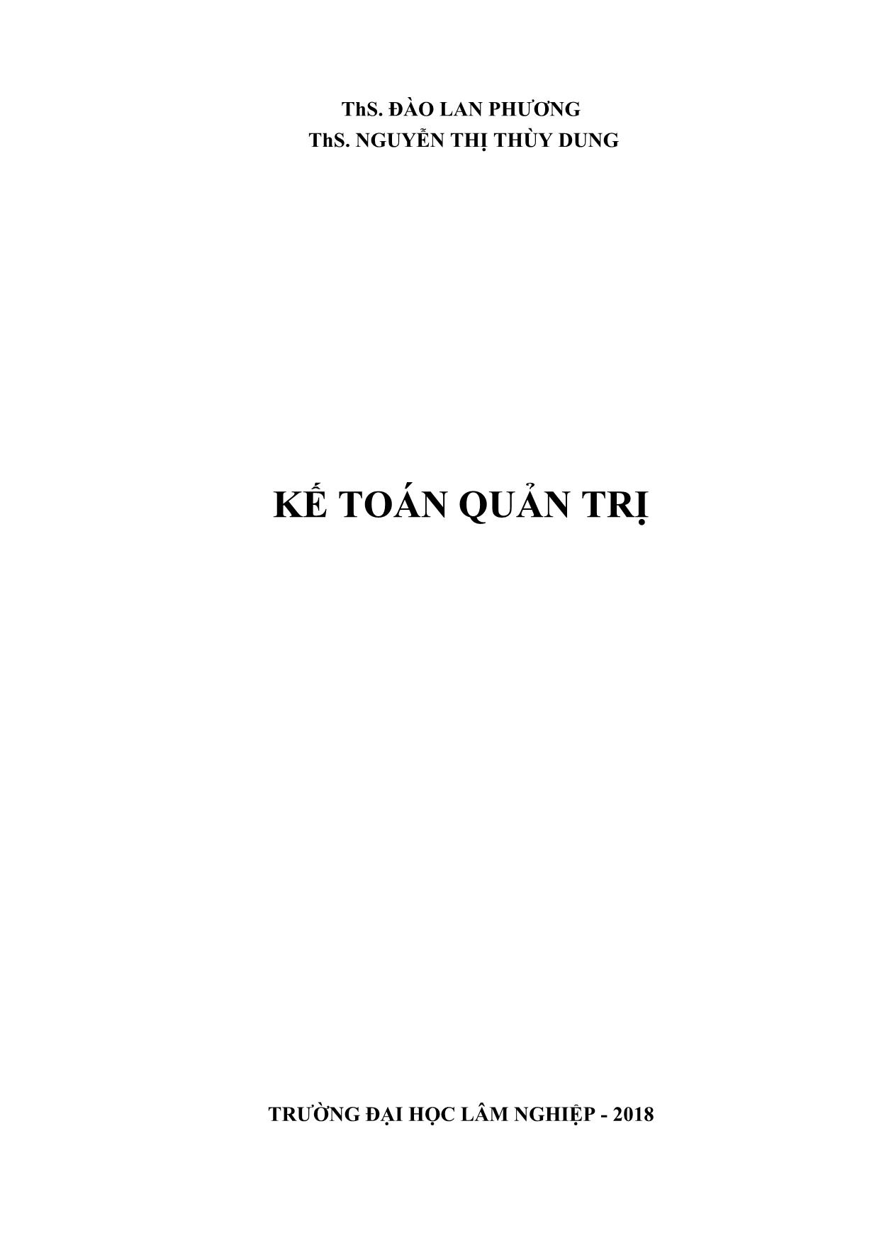 Bài giảng Kế toán quản trị trang 2