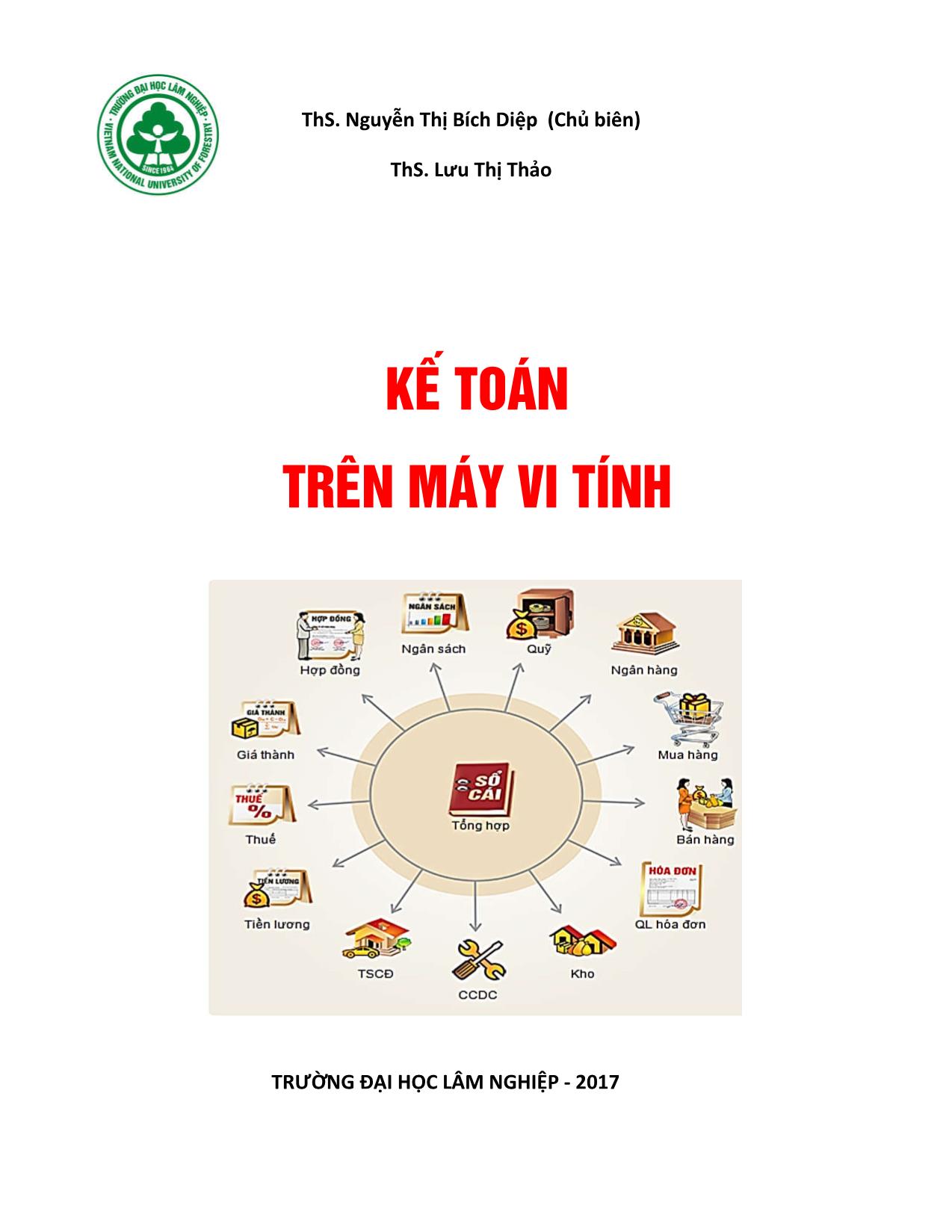 Bài giảng Kế toán trên máy vi tính trang 1