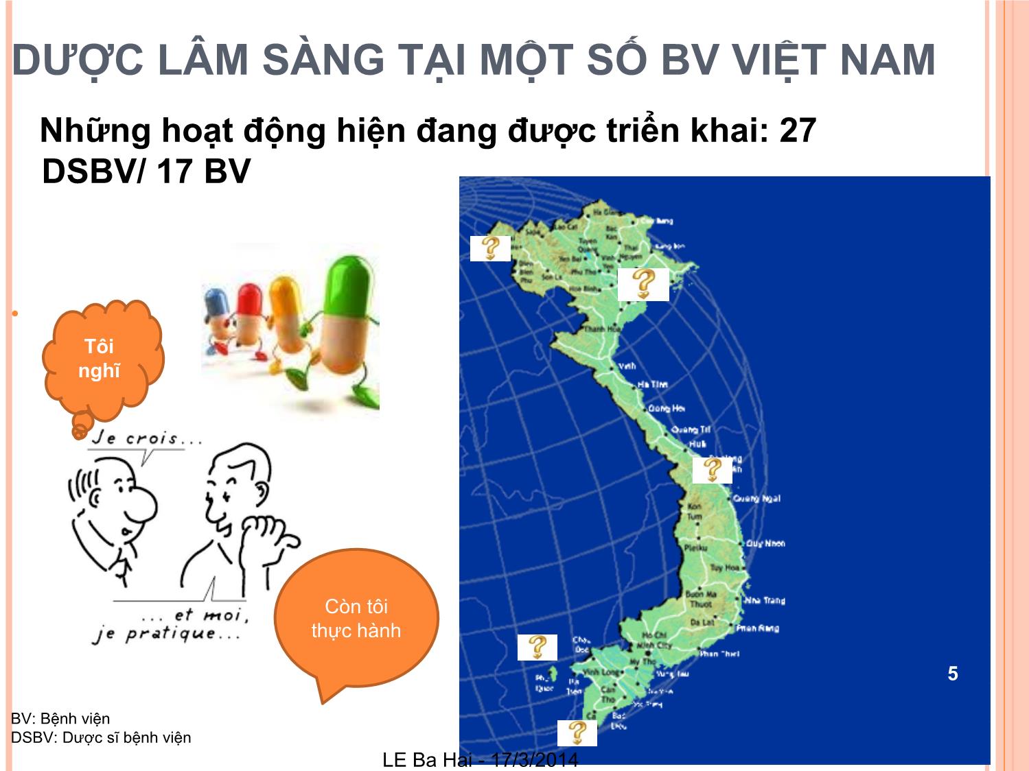 Dược lâm sàng tại bệnh viện Việt Nam: Khảo sát về những dịch vụ đang được triển khai của dược lâm sàng và cơ hội phát triển trang 5