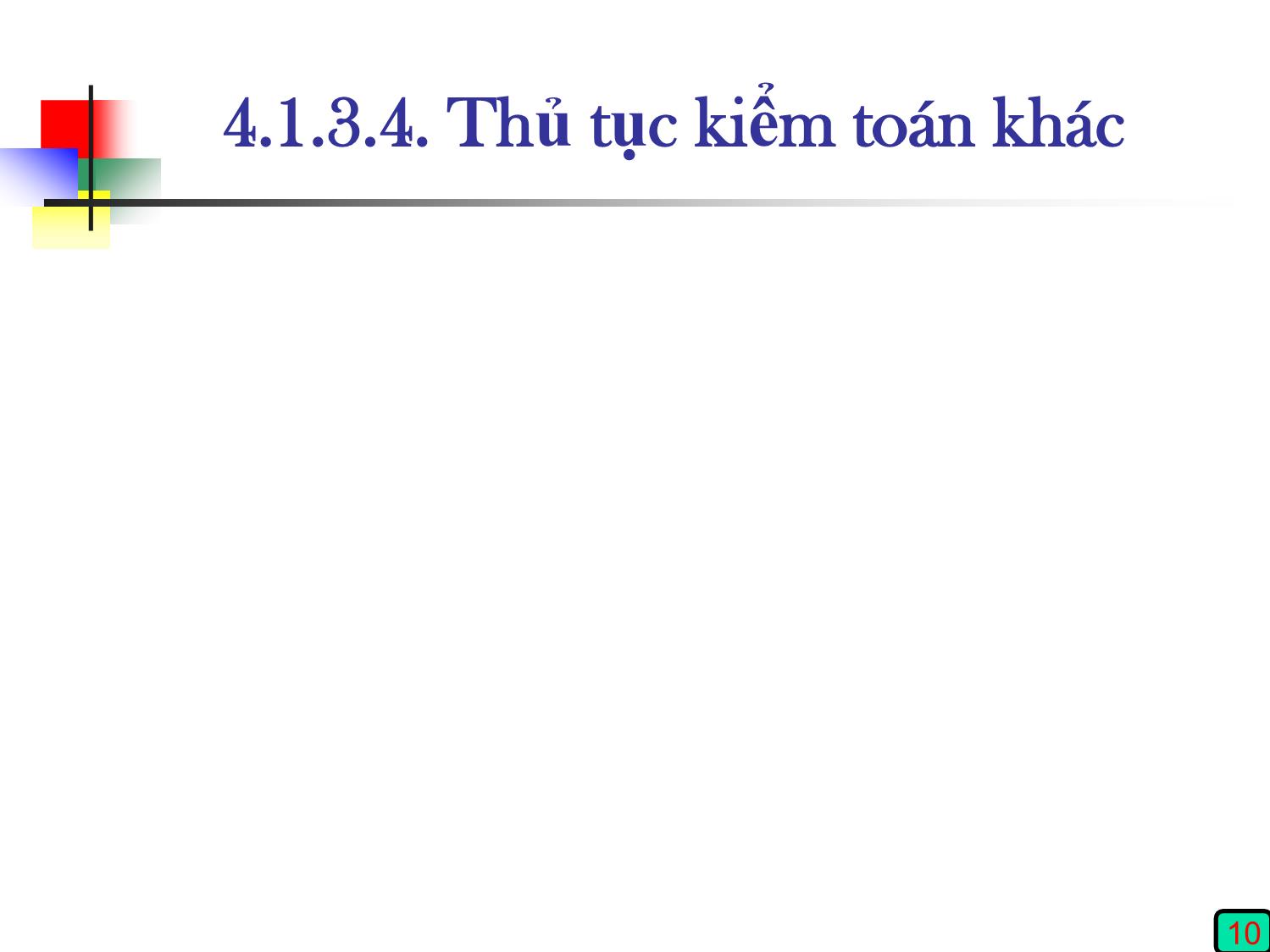 Kiểm toán (phần 2) - Chương 4: Kiểm toán nợ phải trả (phần E) trang 10