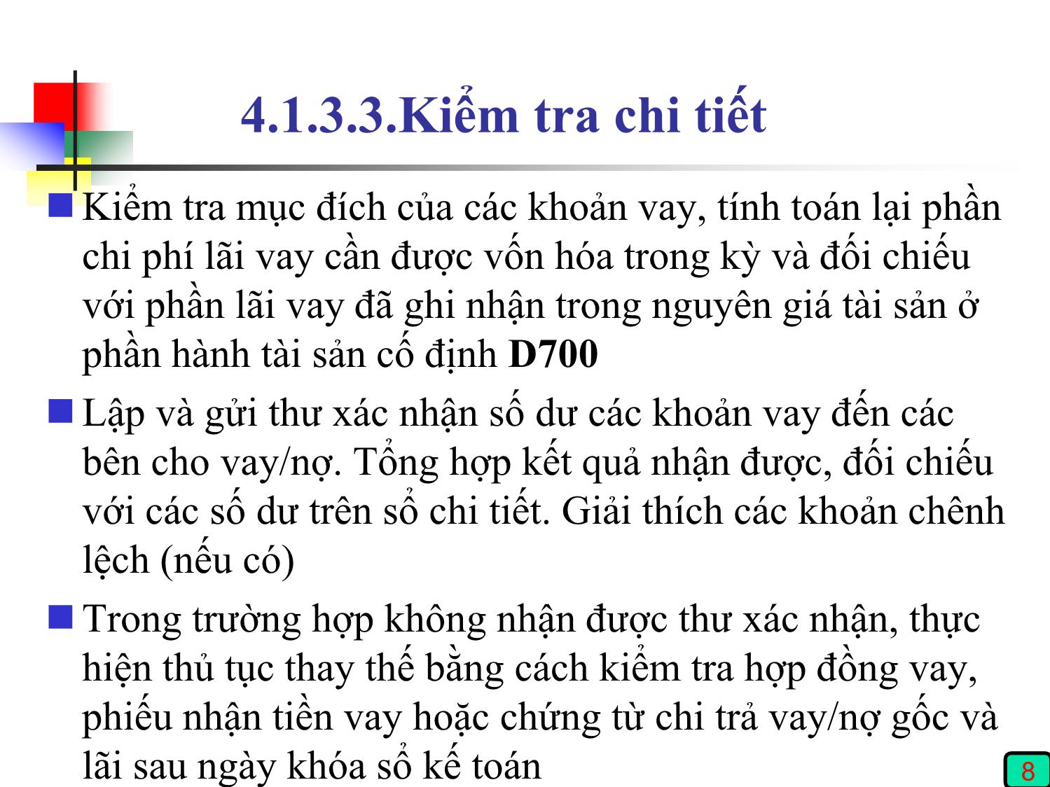 Kiểm toán (phần 2) - Chương 4: Kiểm toán nợ phải trả (phần E) trang 8