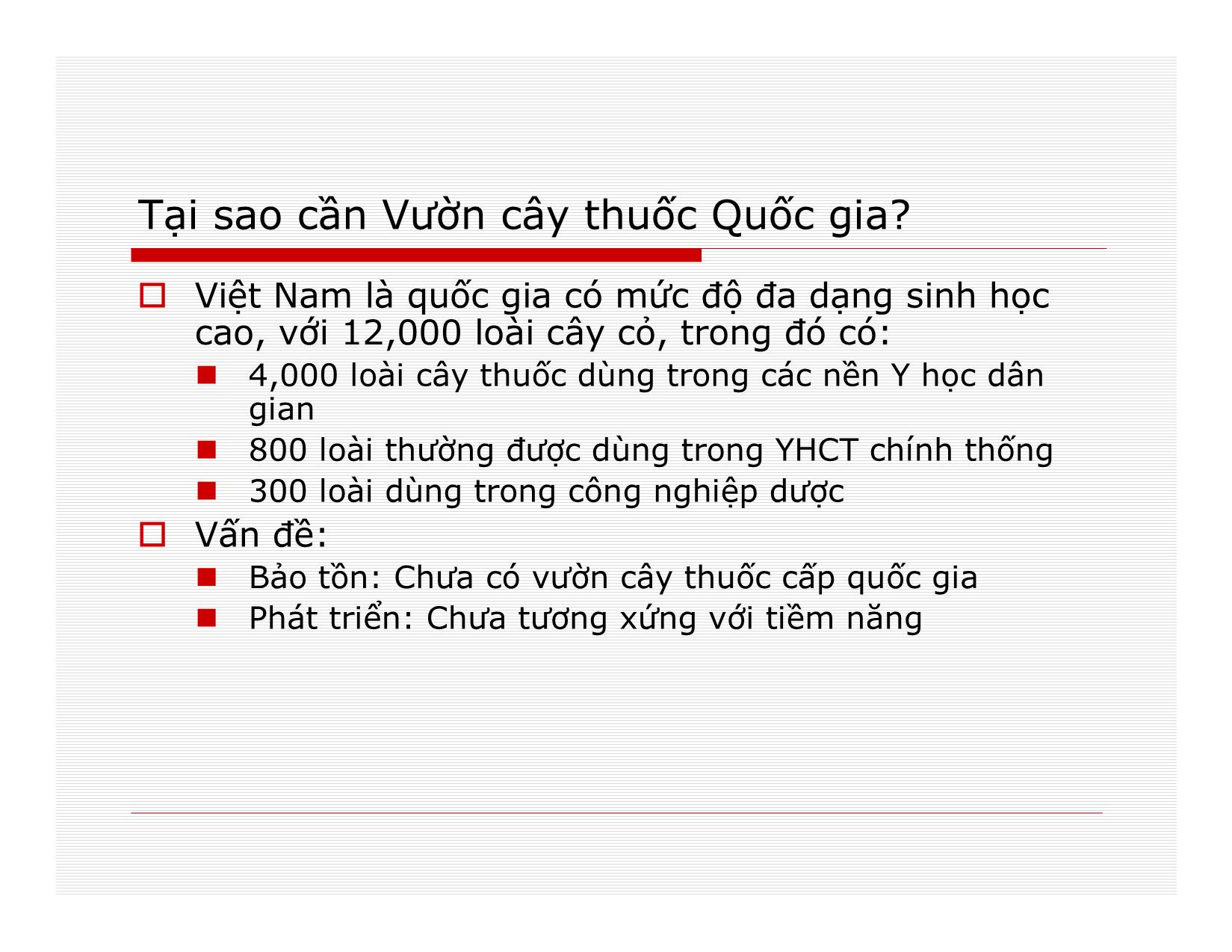 Đề án Vườn cây thuốc Quốc gia Yên Tử trang 2