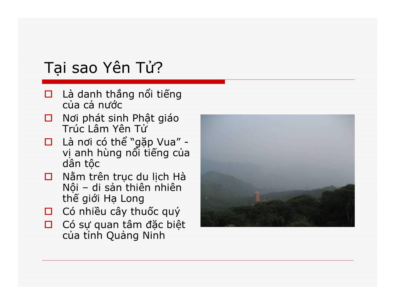 Đề án Vườn cây thuốc Quốc gia Yên Tử trang 3