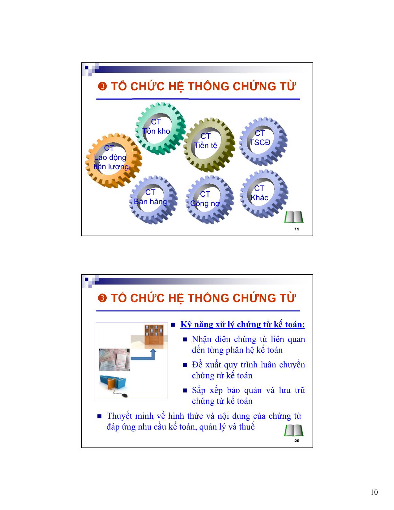 Kế toán, kiểm toán - Tổ chức công tác kế toán trong doanh nghiệp trang 10