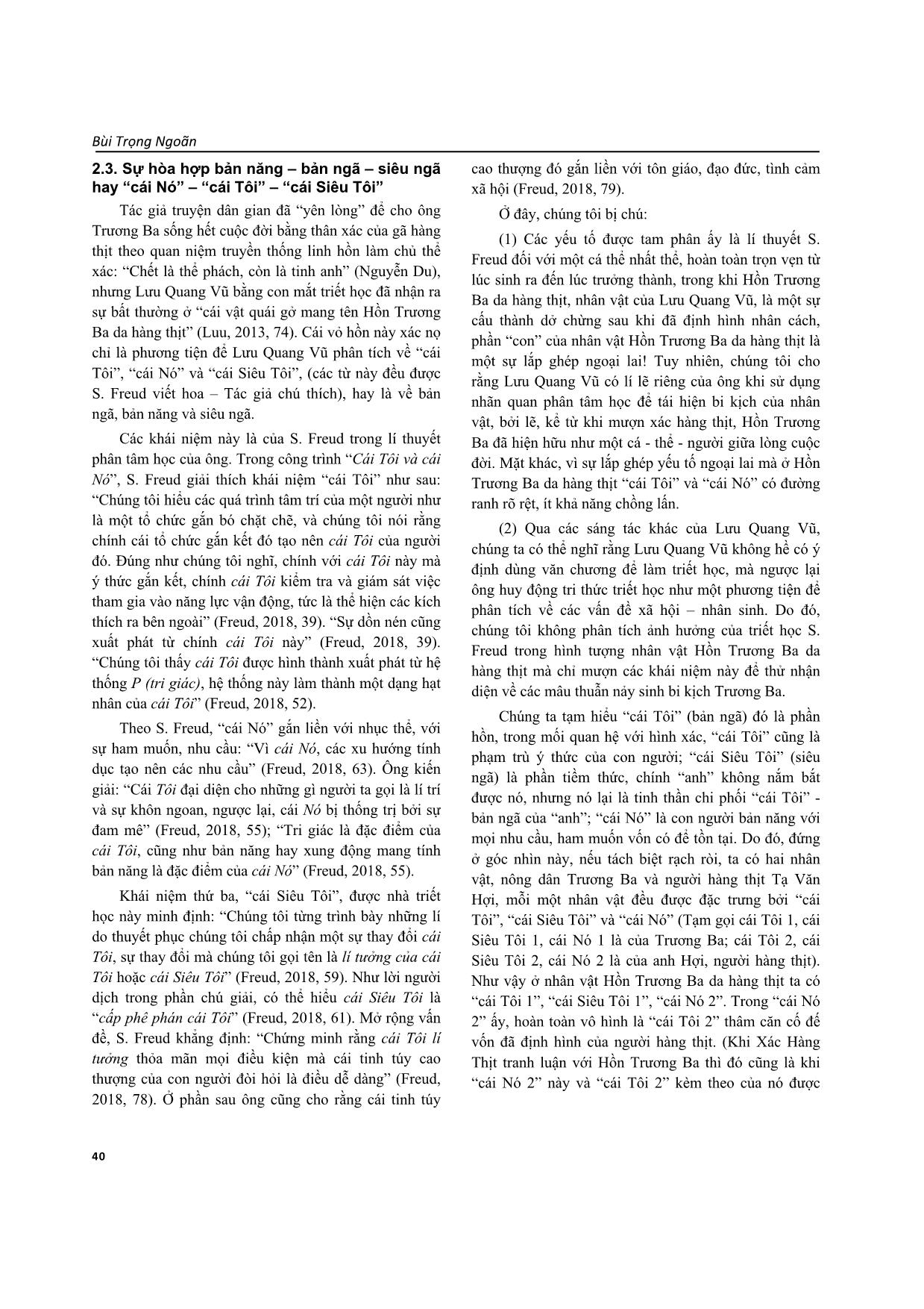 Ý tưởng triết luận và sáng tạo nghệ thuật của Lưu Quang Vũ trong kịch bản “Hồn Trương Ba da hàng thịt” trang 5