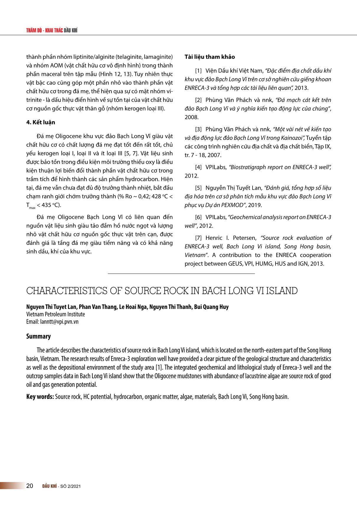 Đặc điểm đá mẹ khu vực đảo Bạch Long Vĩ trang 5