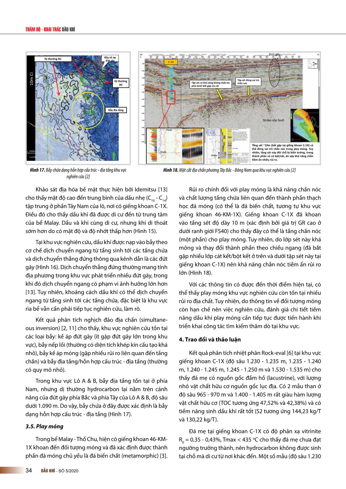 Đặc điểm hệ thống dầu khí khu vực rìa Tây Nam bể trầm tích Malay - Thổ chu, Việt Nam trang 10