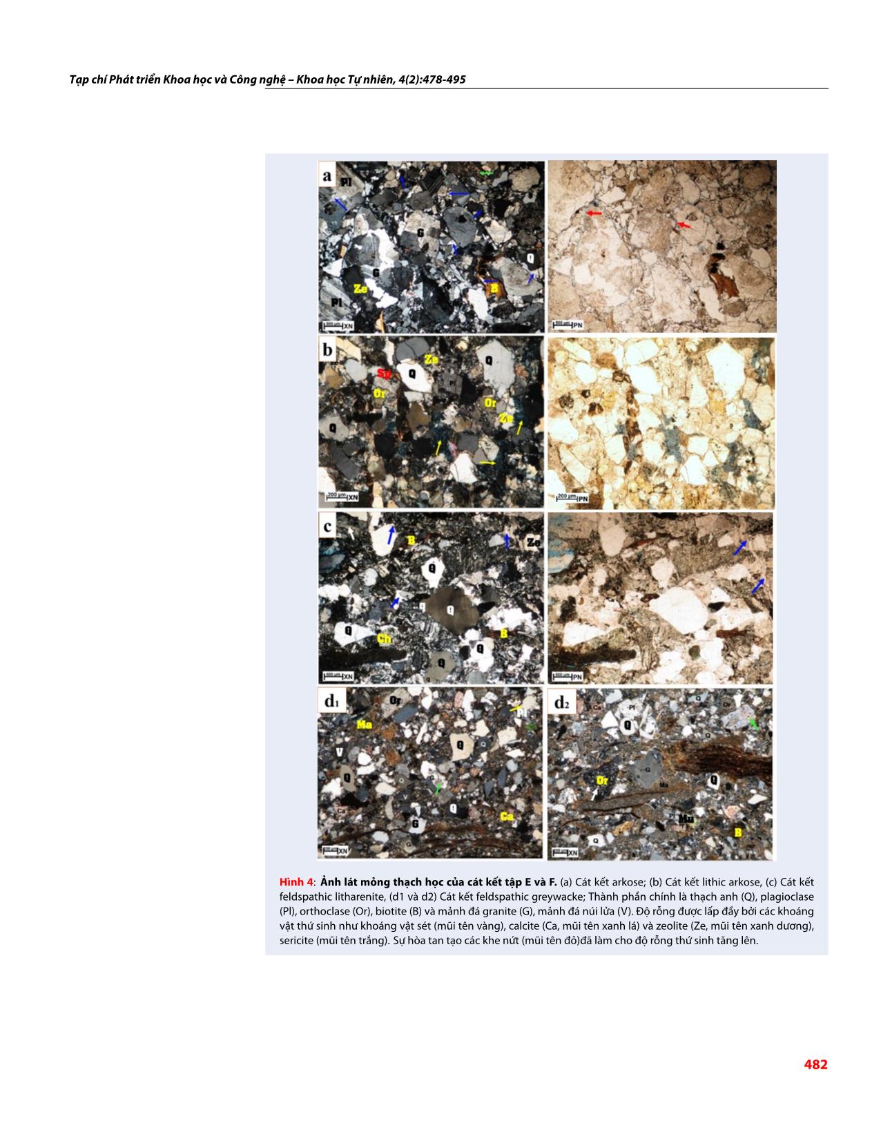 Đặc tính thạch học và biến đổi sau trầm tích ảnh hưởng đến độ rỗng và độ thấm của cát kết Oligocene, lô 15-1/05, bể Cửu Long trang 5