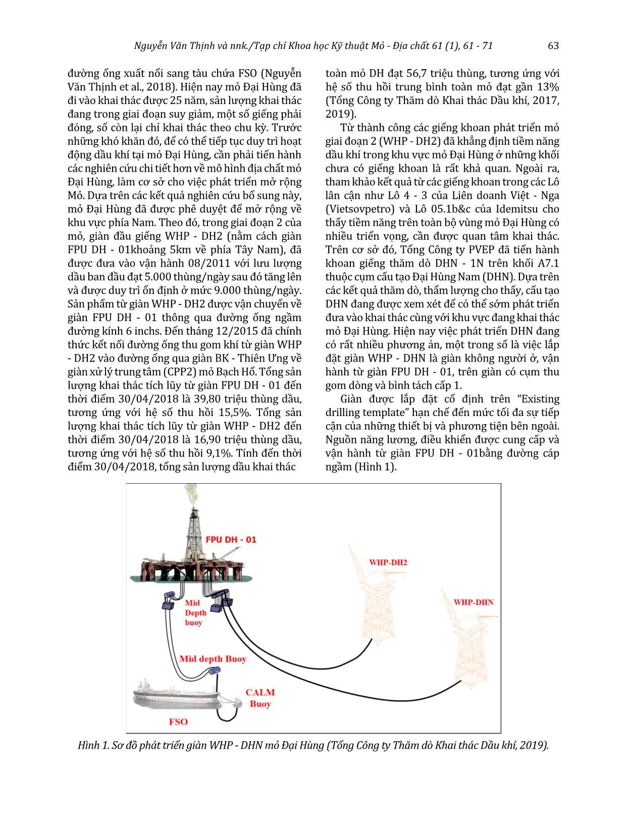 Nghiên cứu giải pháp thu gom vận chuyển dầu từ giàn Đại Hùng Nam (WHP - DHN) về giàn FPU DH - 01 mỏ Đại Hùng trang 3