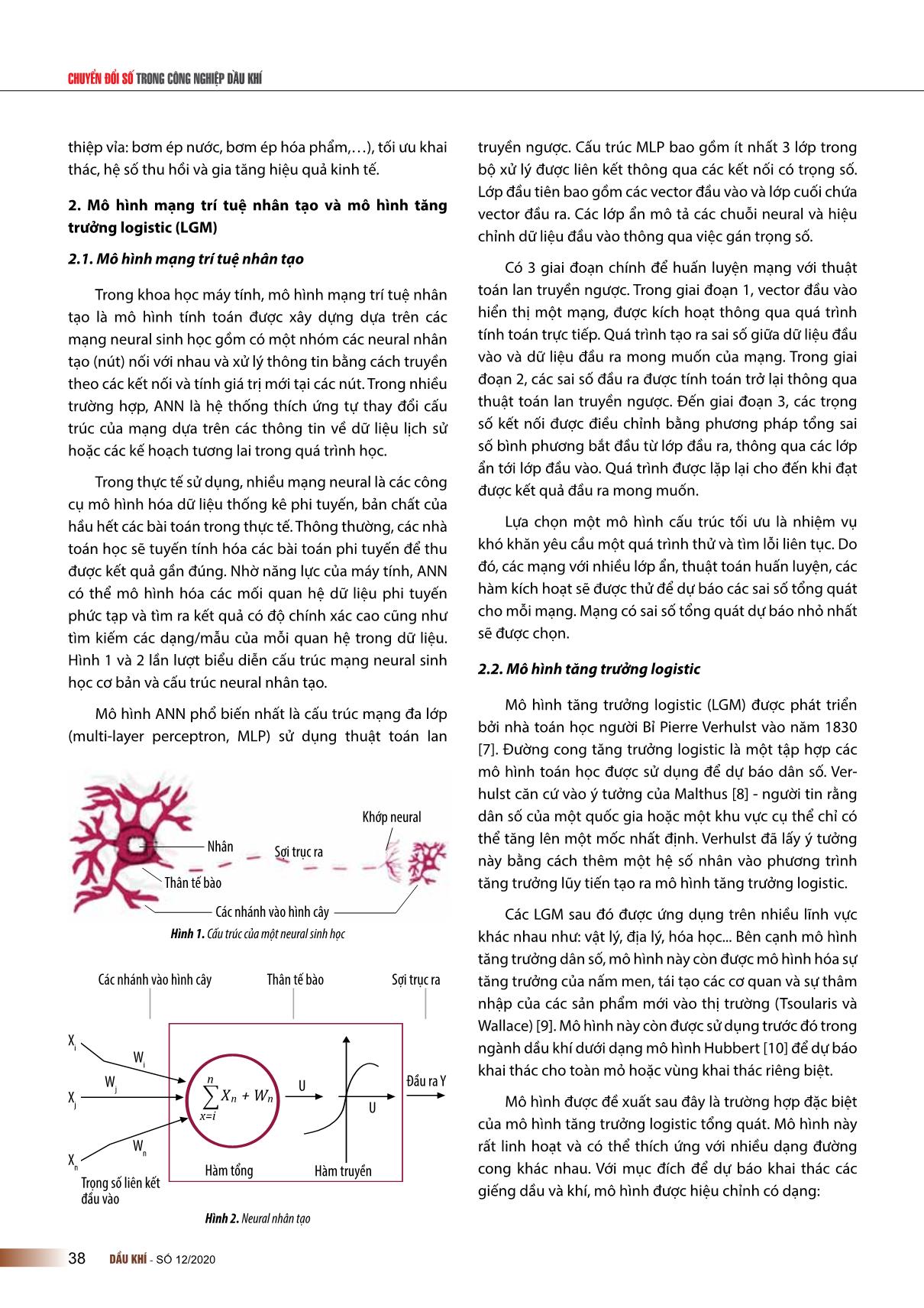 Nghiên cứu ứng dụng thuật toán học máy để dự báo khai thác cho đối tượng móng nứt nẻ, mỏ Bạch Hổ trang 2