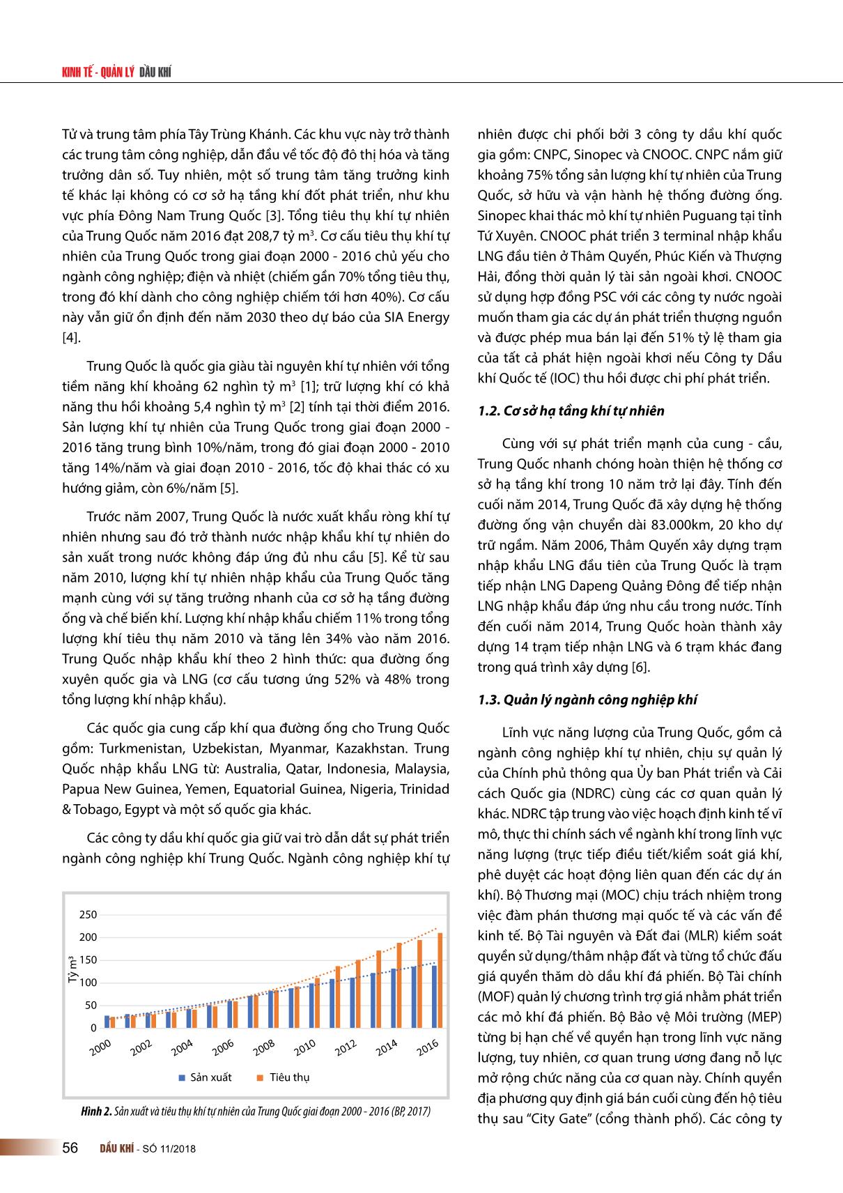 Vấn đề cải cách ngành công nghiệp khí Trung Quốc và bài học kinh nghiệm cho Việt Nam trang 2