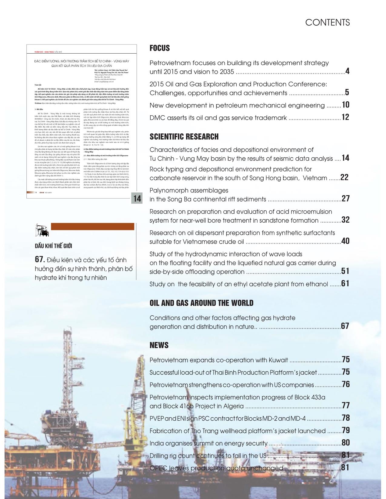 Tạp chí Dầu khí - Số 3 năm 2015 trang 4