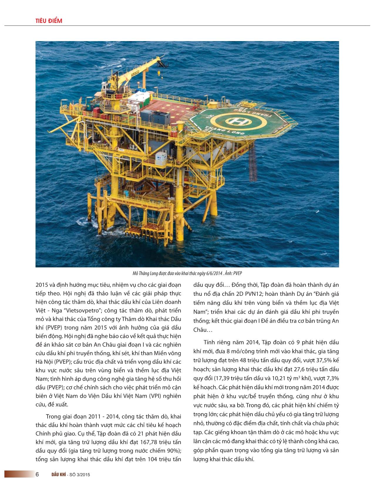 Tạp chí Dầu khí - Số 3 năm 2015 trang 7