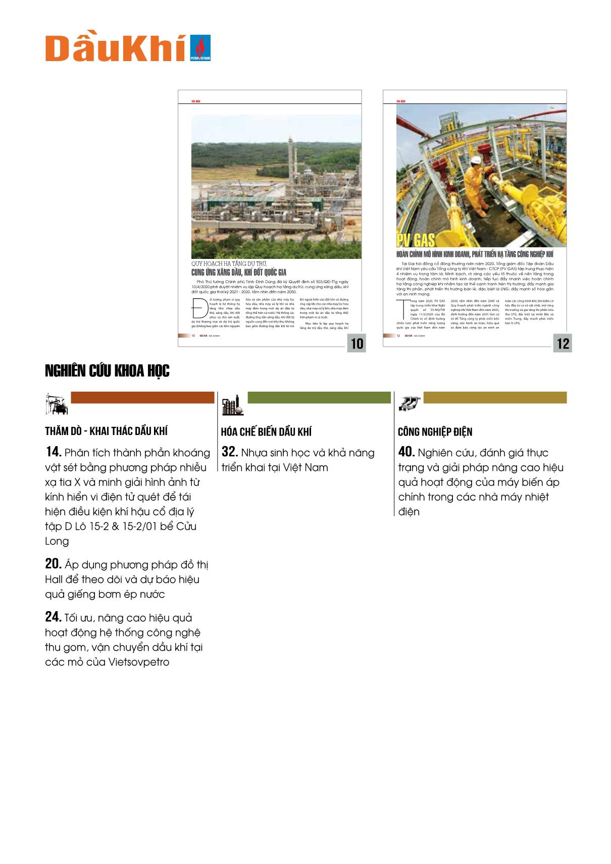 Tạp chí Dầu khí - Số 4 năm 2020 trang 3
