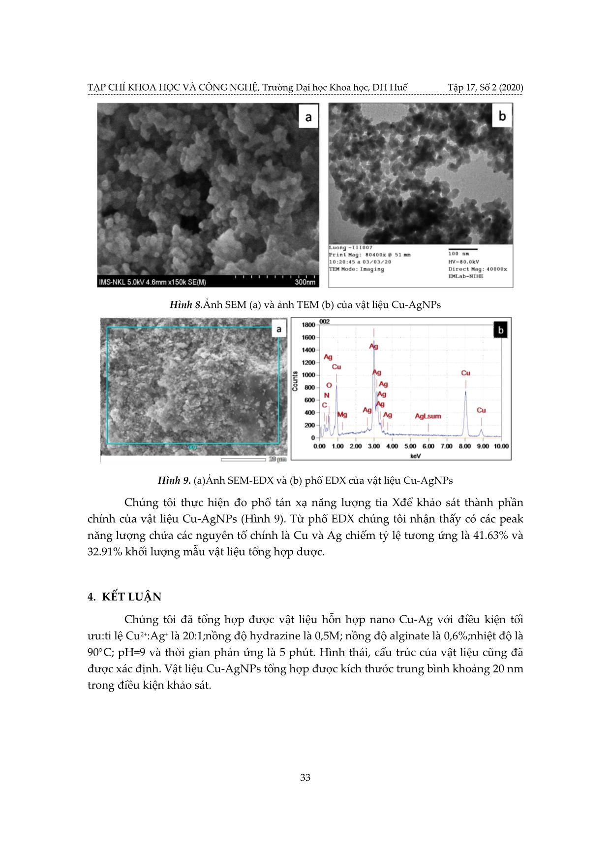 Nghiên cứu tổng hợp vật liệu hỗn hợp nano Cu - Ag trang 9