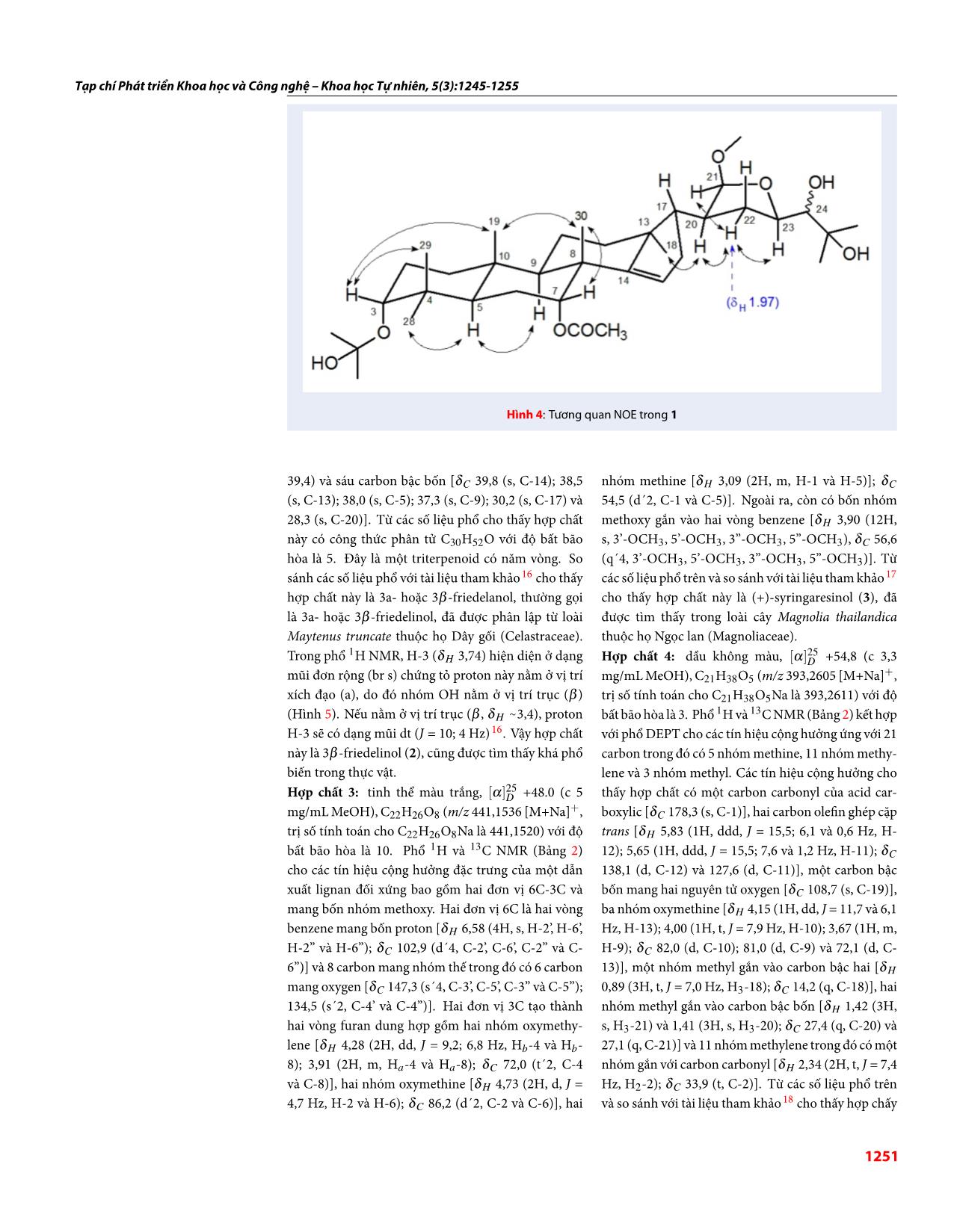 Thành phần hóa học của cây ngâu (Aglaia odorata) và ngâu Biên Hòa (Aglaia hoaensis) trang 7