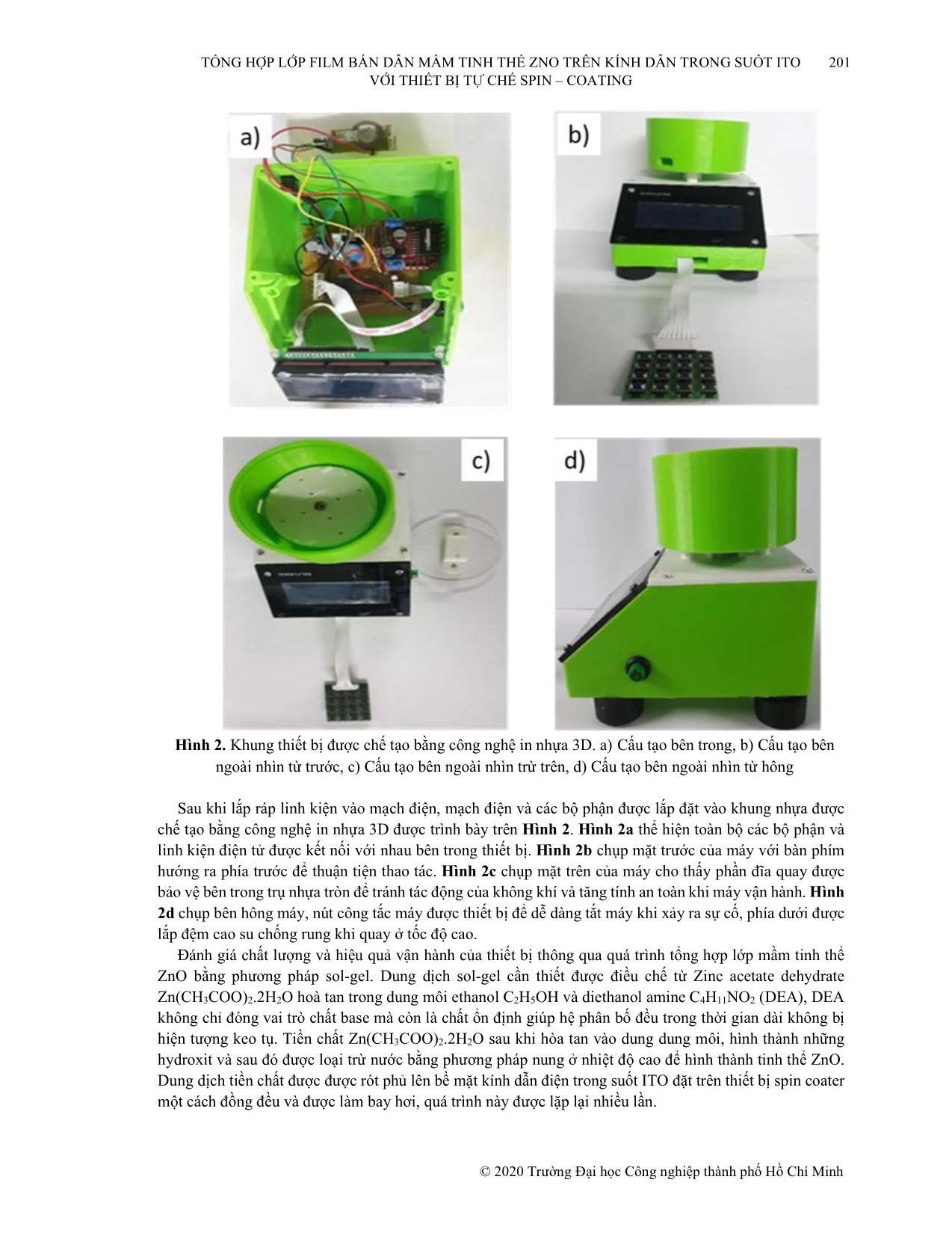 Tổng hợp lớp film bán dẫn mầm tinh thể Zno trên kính dẫn trong suốt ito với thiết bị tự chế spin - coating trang 5