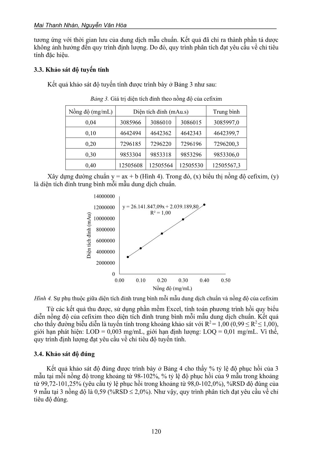 Xây dựng và thẩm định quy trình phân tích định lượng viên nang cứng cefixim 100 MG bằng phương pháp sắc ký lỏng hiệu năng cao (HPLC) trang 7