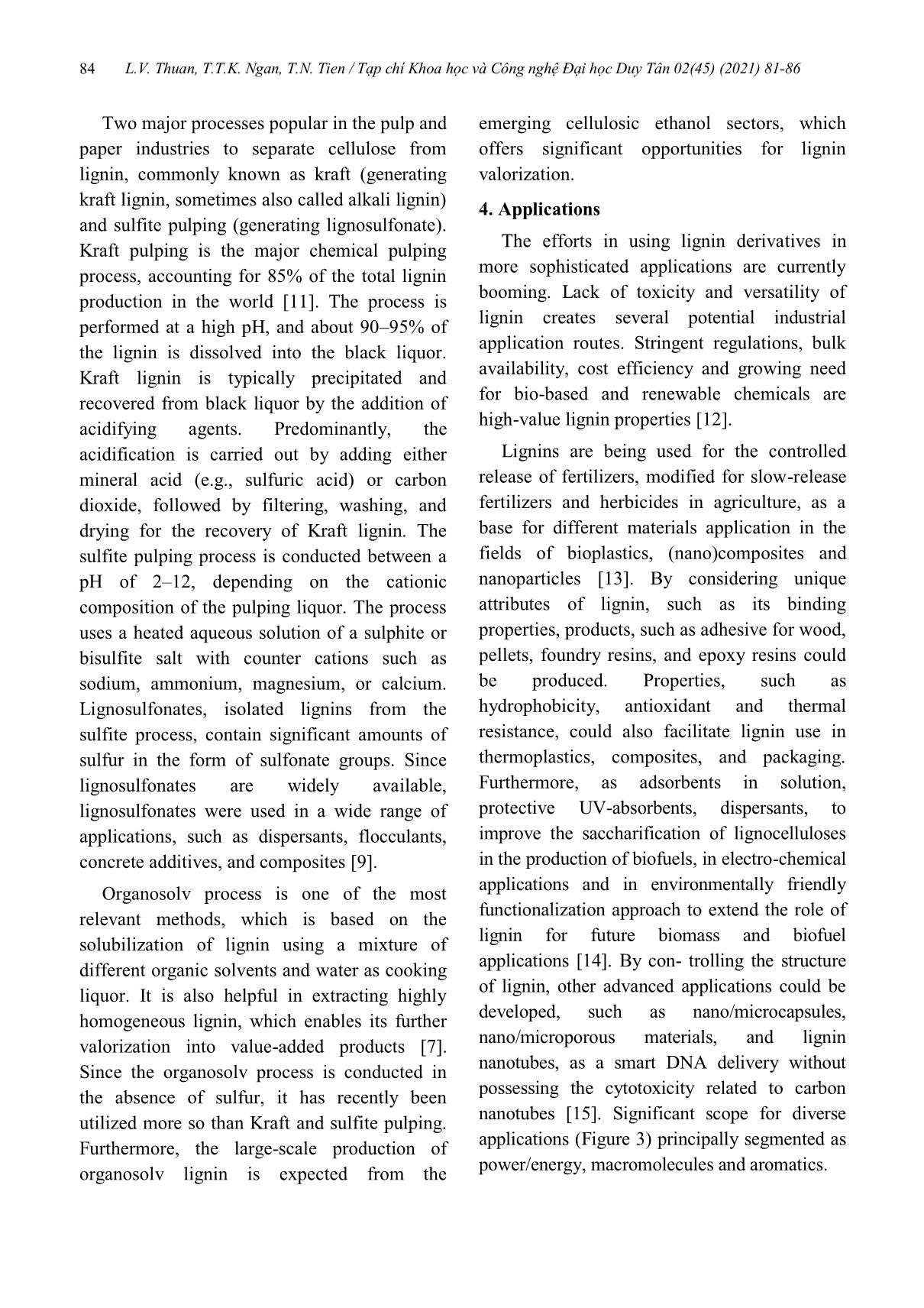Tổng quan về lignin: Cấu trúc, phương pháp tổng hợp và ứng dụng trang 4
