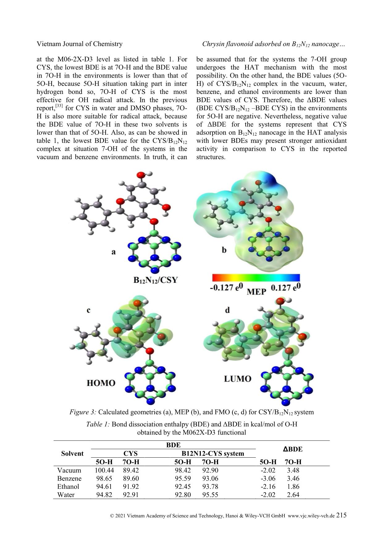 Chrysin flavonoid adsorbed on B12N12 nanocage - A novel antioxidant nanomaterial trang 5