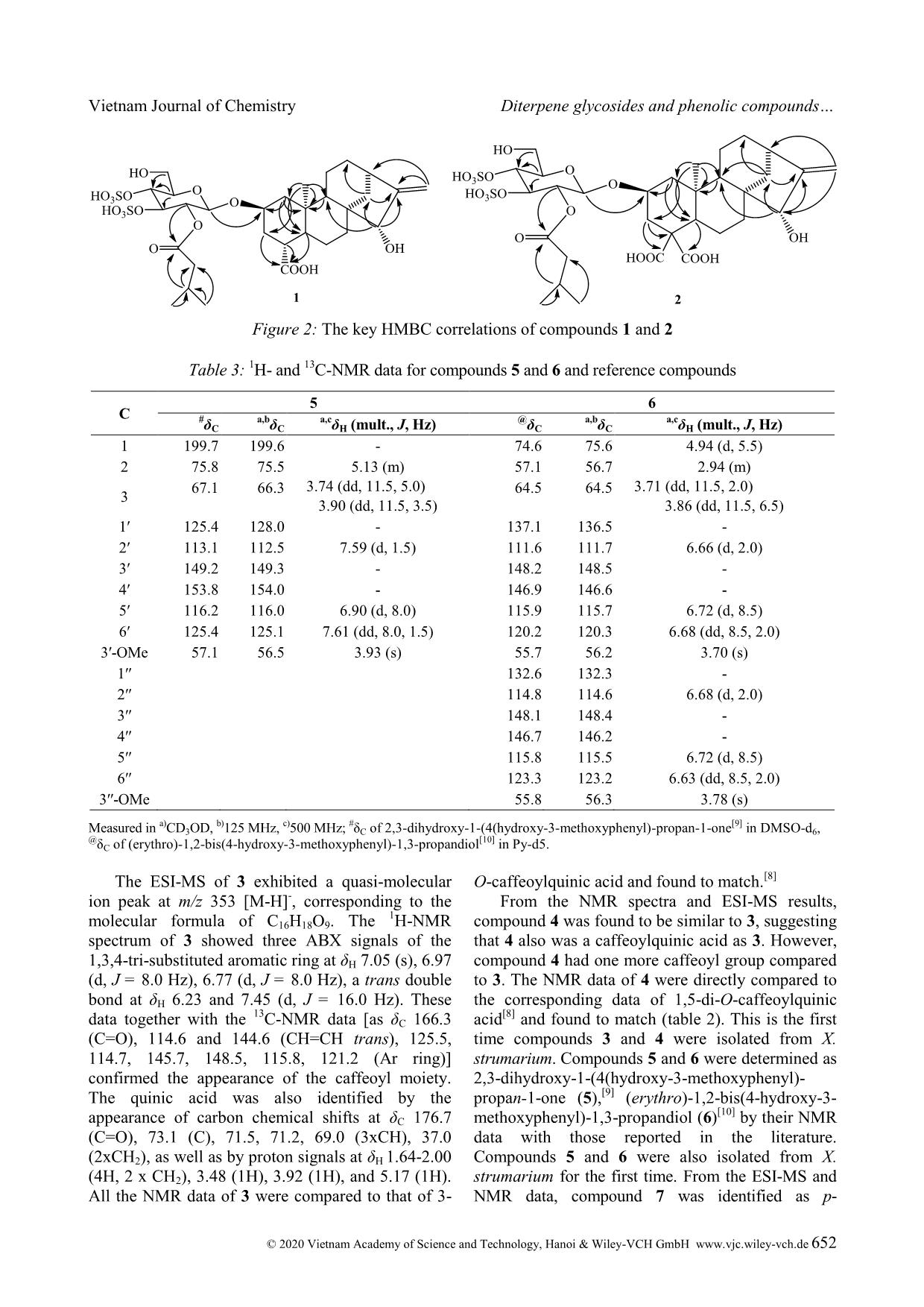 Diterpene glycosides and phenolic compounds from the fruits of Xanthium strumarium trang 5