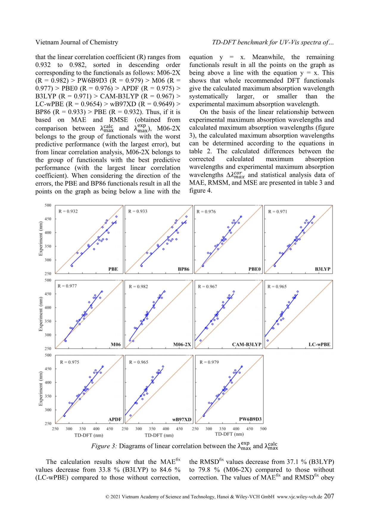 TD-DFT benchmark for UV-Vis spectra of coumarin derivatives trang 5