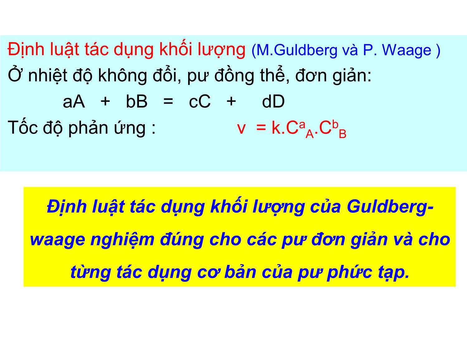 Bài giảng Hóa đại cương: Cân bằng hóa học - Nguyễn Minh Kha trang 5