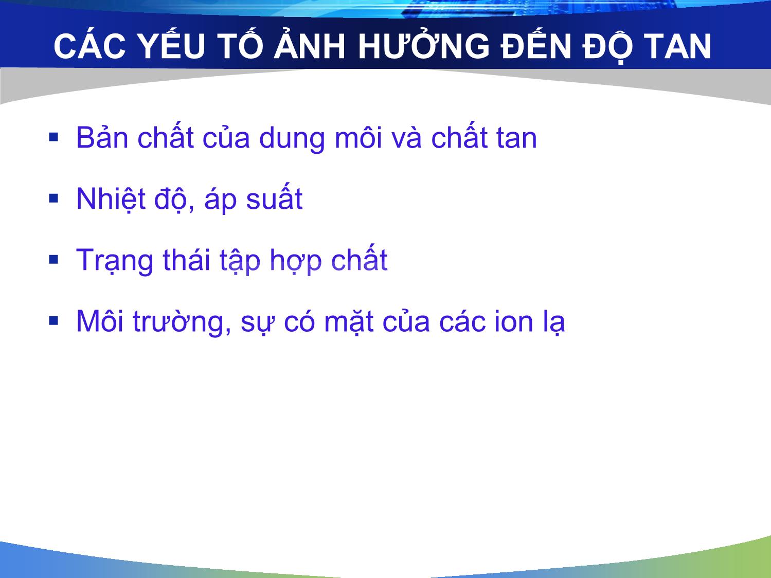 Bài giảng Hóa đại cương: Dung dịch - Nguyễn Minh Kha trang 9