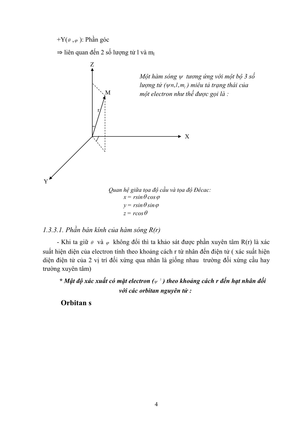 Bài giảng Hóa học đại cương A - Hoàng Hải Hậu (Phần 1) trang 9