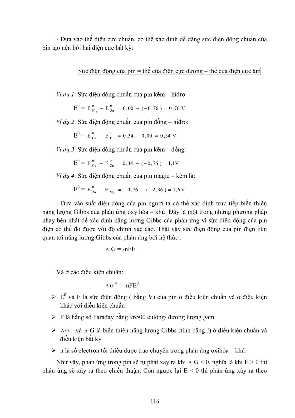 Bài giảng Hóa học đại cương A - Hoàng Hải Hậu (Phần 2) trang 9