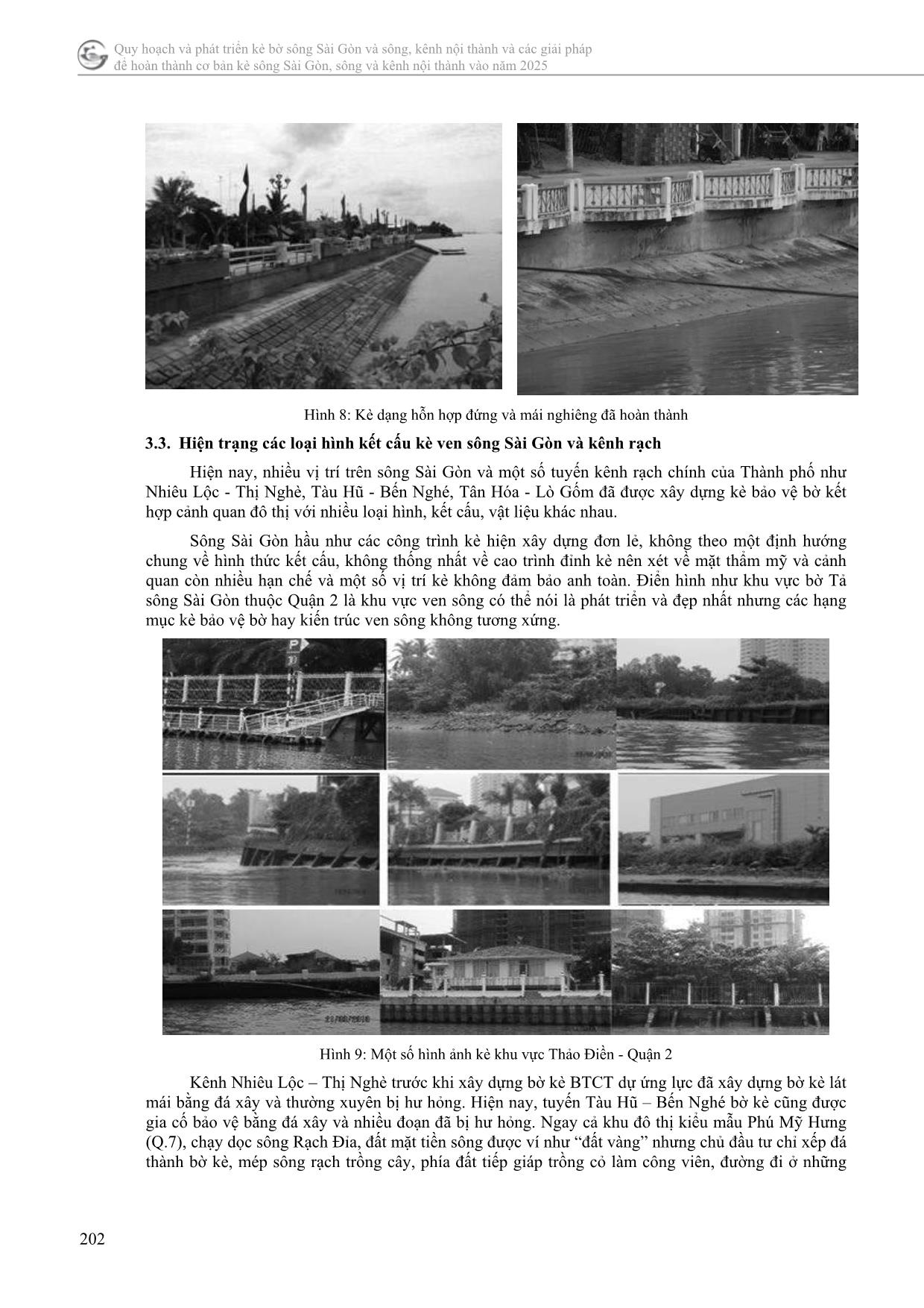 Đề xuất một số hình dạng, kết cấu kè bờ sông, kênh, rạch trên địa bàn thành phố Hồ Chí Minh trang 7