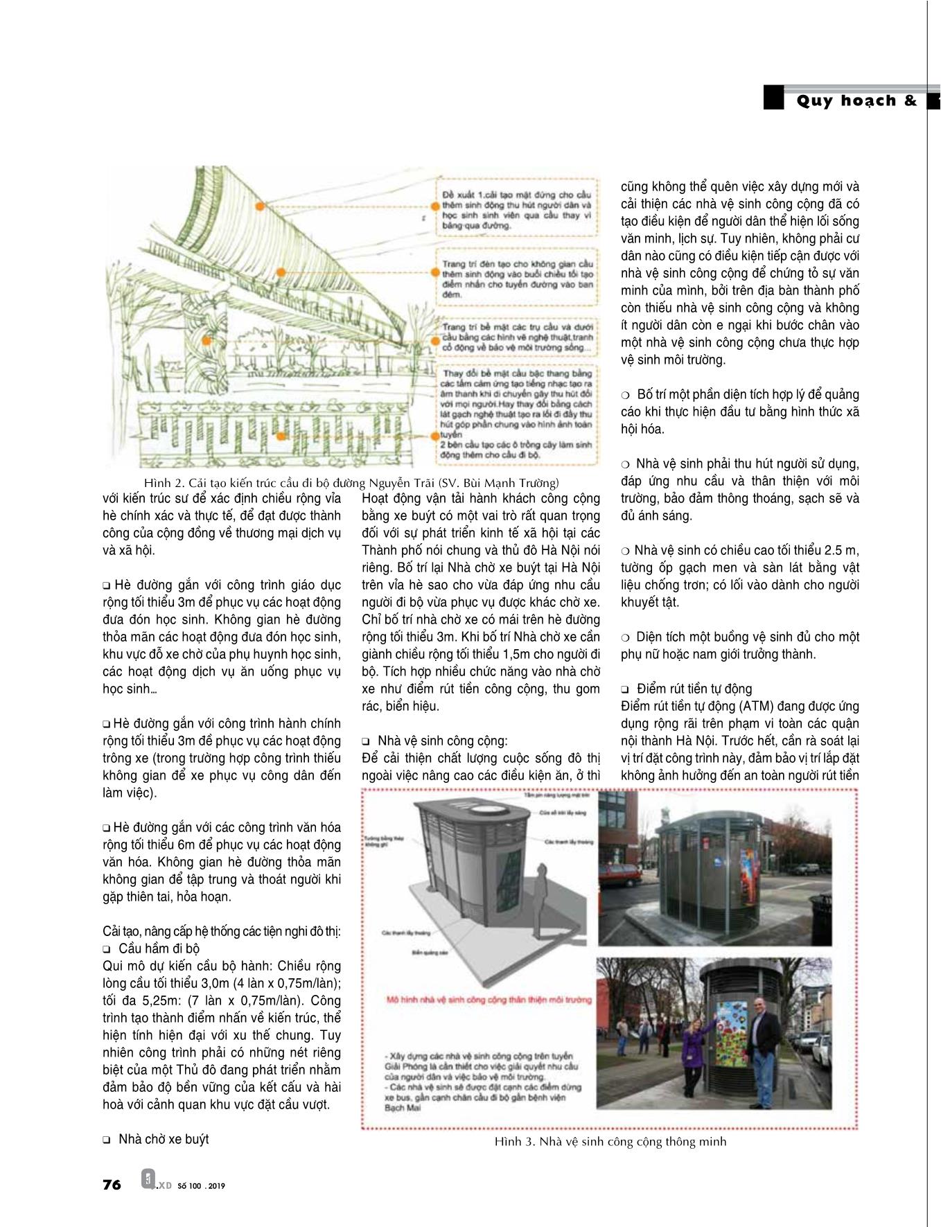Giải pháp nâng cao chất lượng tổ chức không gian hè đường đô thị thành phố Hà Nội trang 3