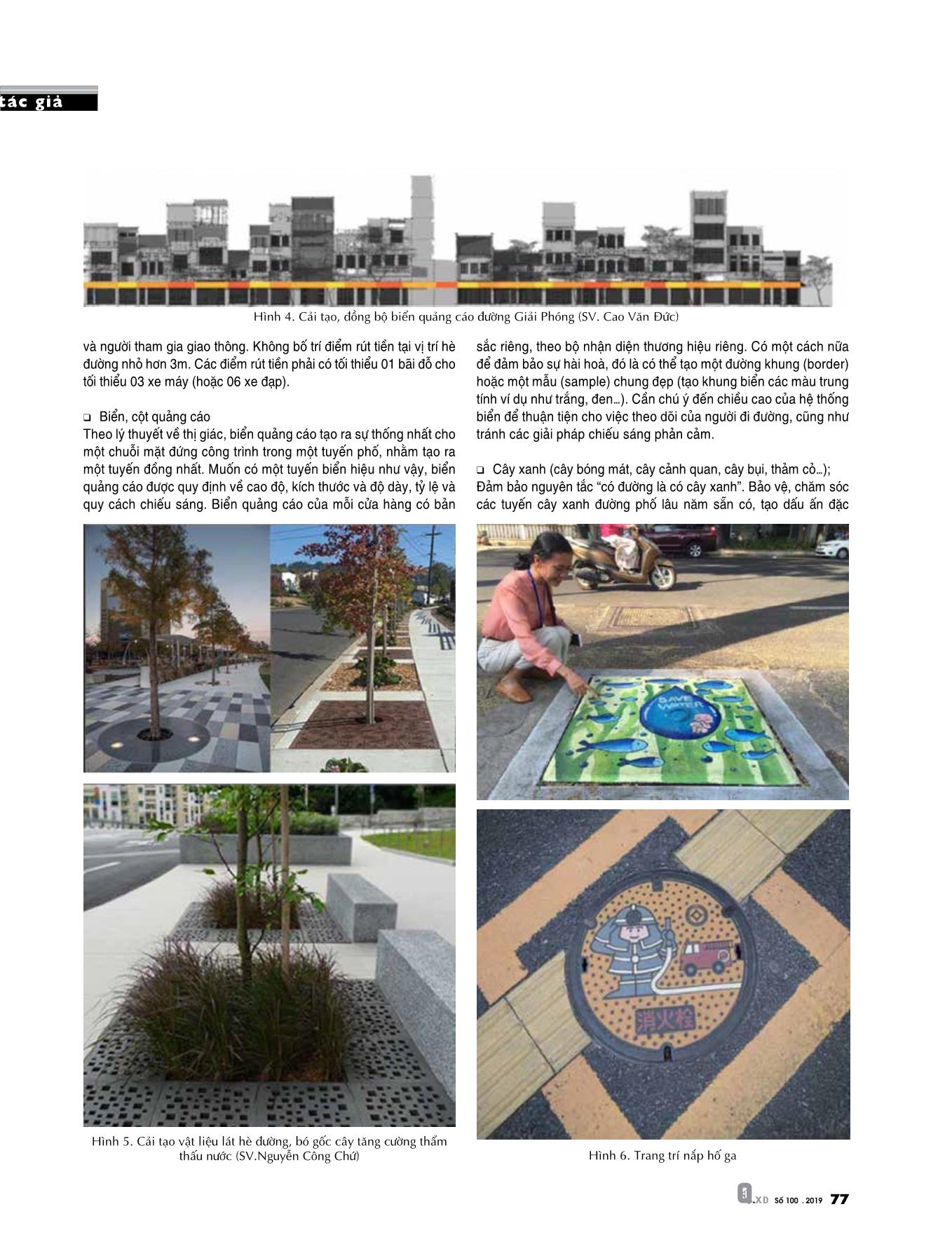 Giải pháp nâng cao chất lượng tổ chức không gian hè đường đô thị thành phố Hà Nội trang 4