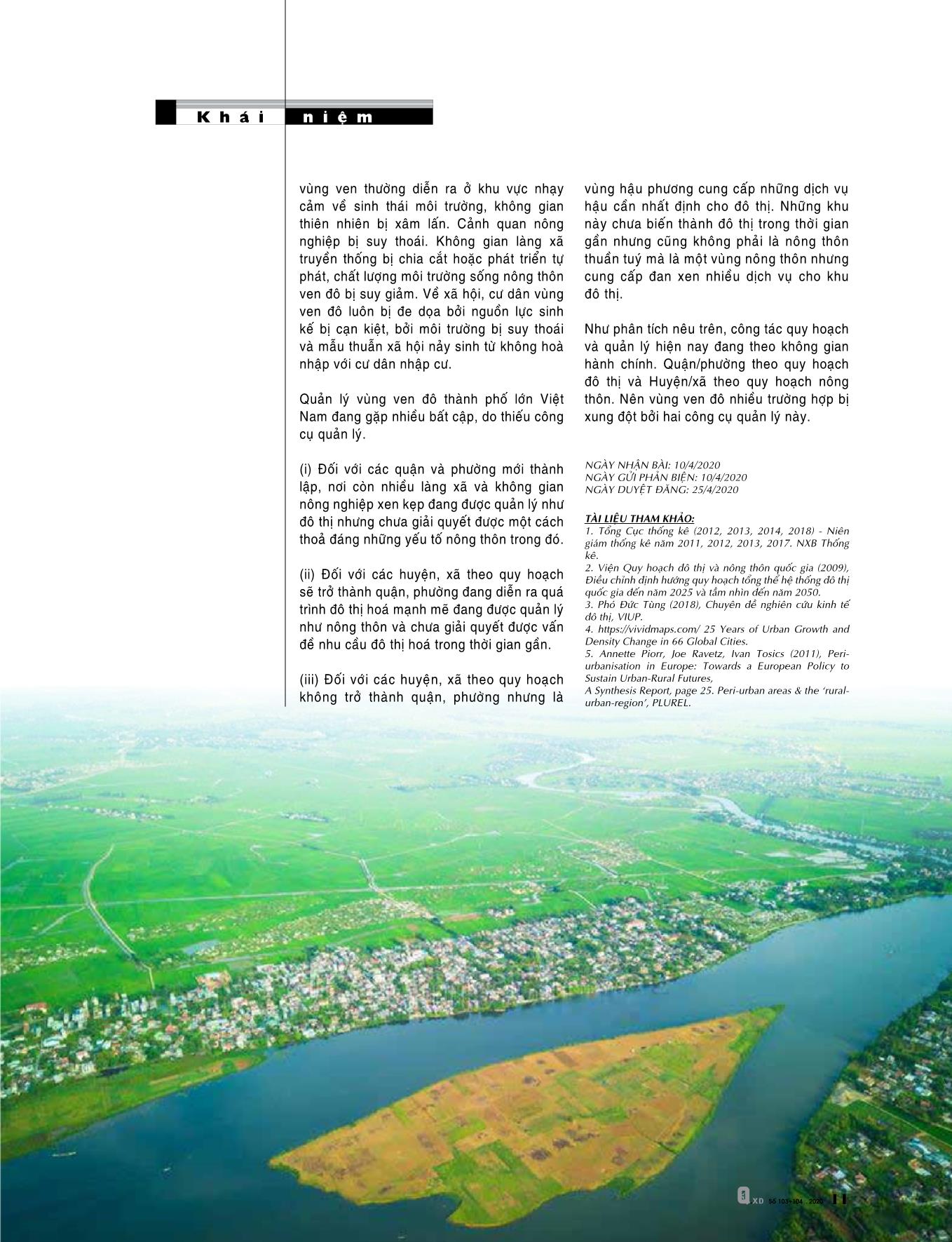 Khái niệm và các vấn đề của khu vực ven đô các thành phố lớn trên thế giới và Việt Nam trang 5
