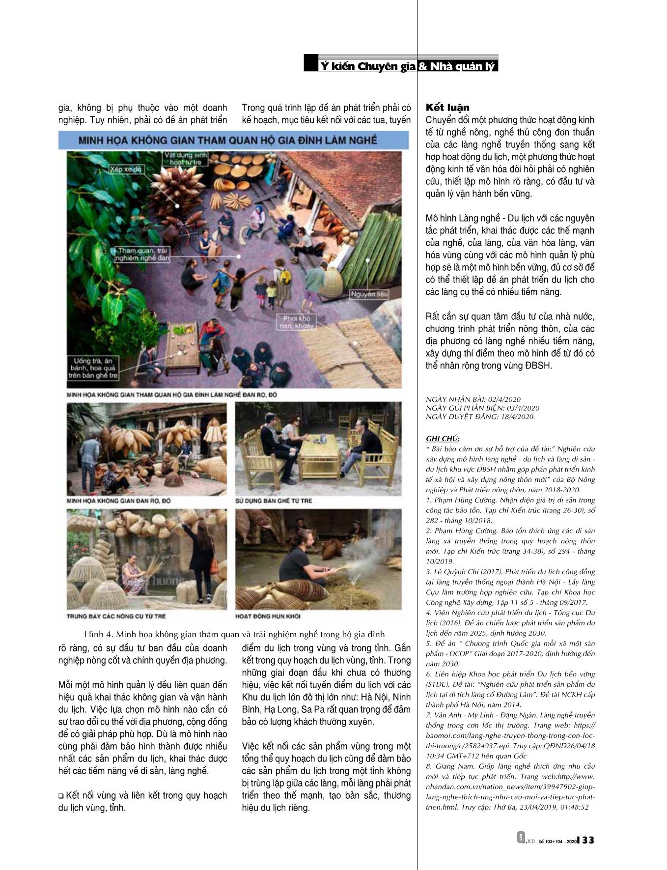 Cách tiếp cận mới trong việc xây dựng mô hình làng nghề - Du lịch trong các làng nghề truyền thống khu vực Đồng bằng sông Hồng trang 6