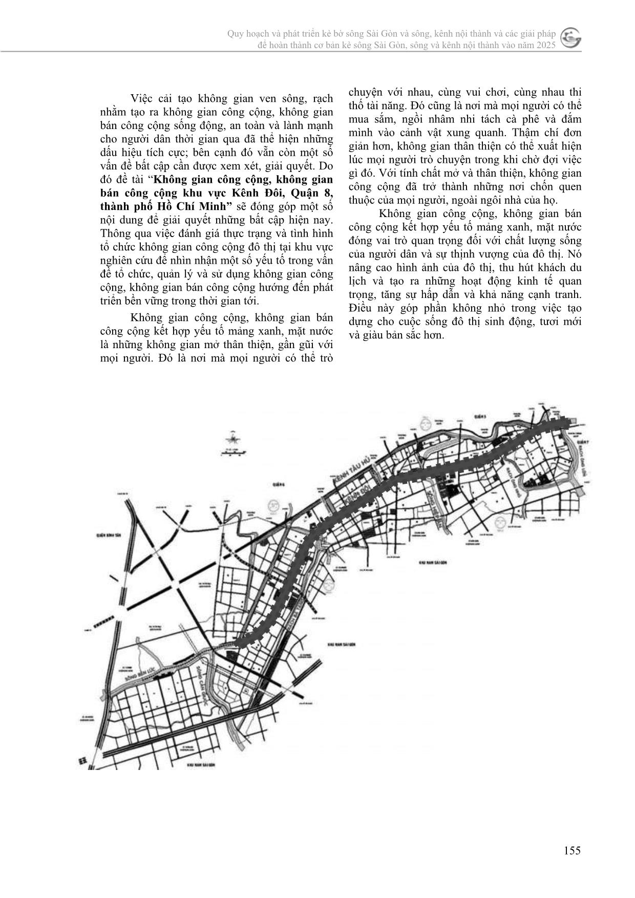 Không gian công cộng, không gian bán công cộng khu vực kênh đôi, quận 8, thành phố Hồ Chí Minh trang 2