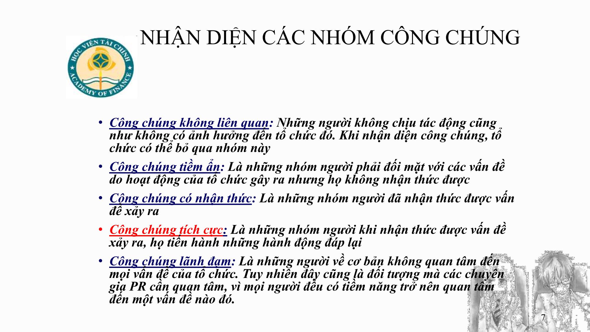 Bài giảng Quan hệ công chúng - Chương 7: Quan hệ cộng đồng - Ngô Minh Cách trang 7