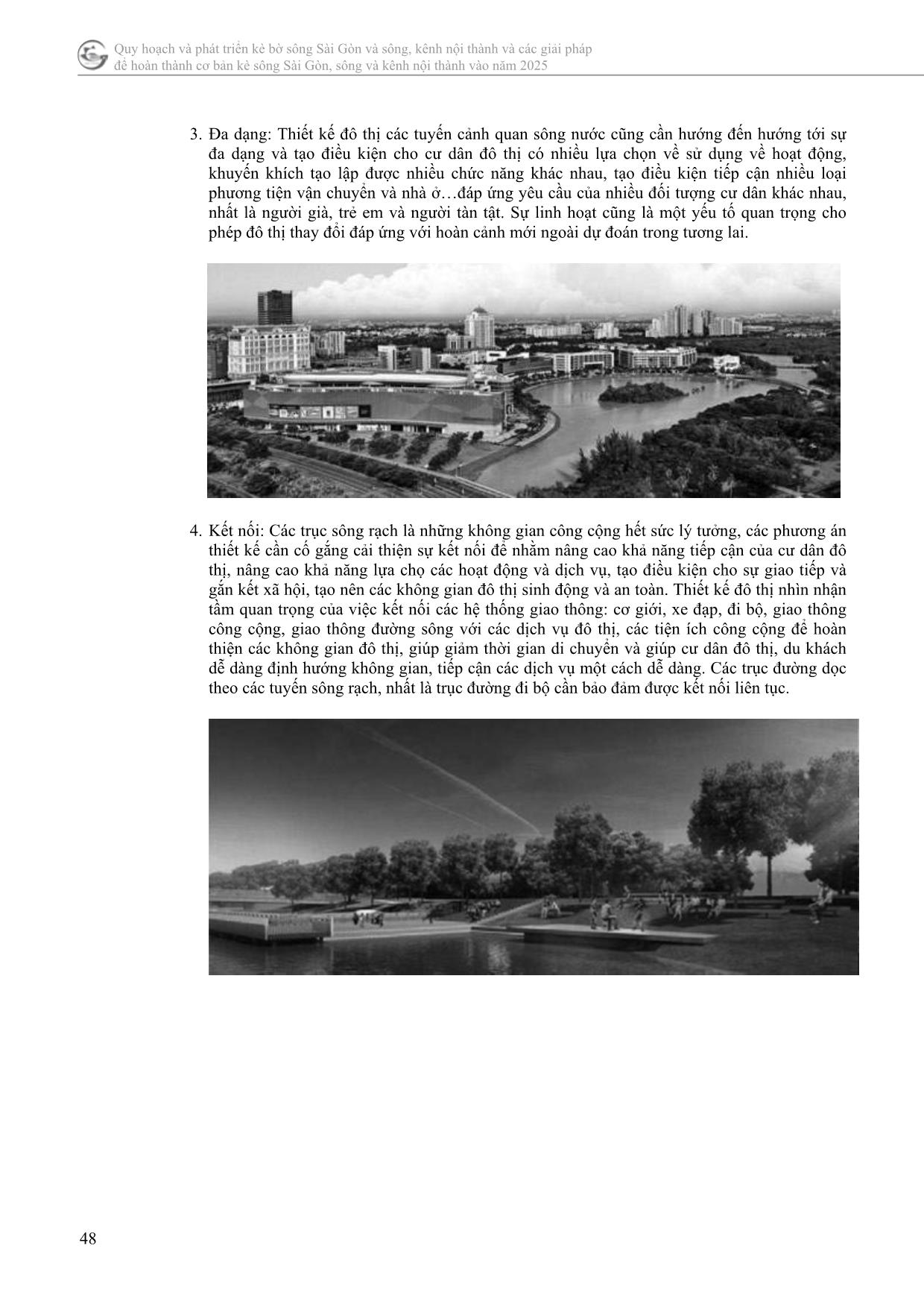 Kiến nghị một số giải pháp quản lý và thiết kế đô thị đối với hệ thống sông rạch trên địa bàn thành phố trang 9