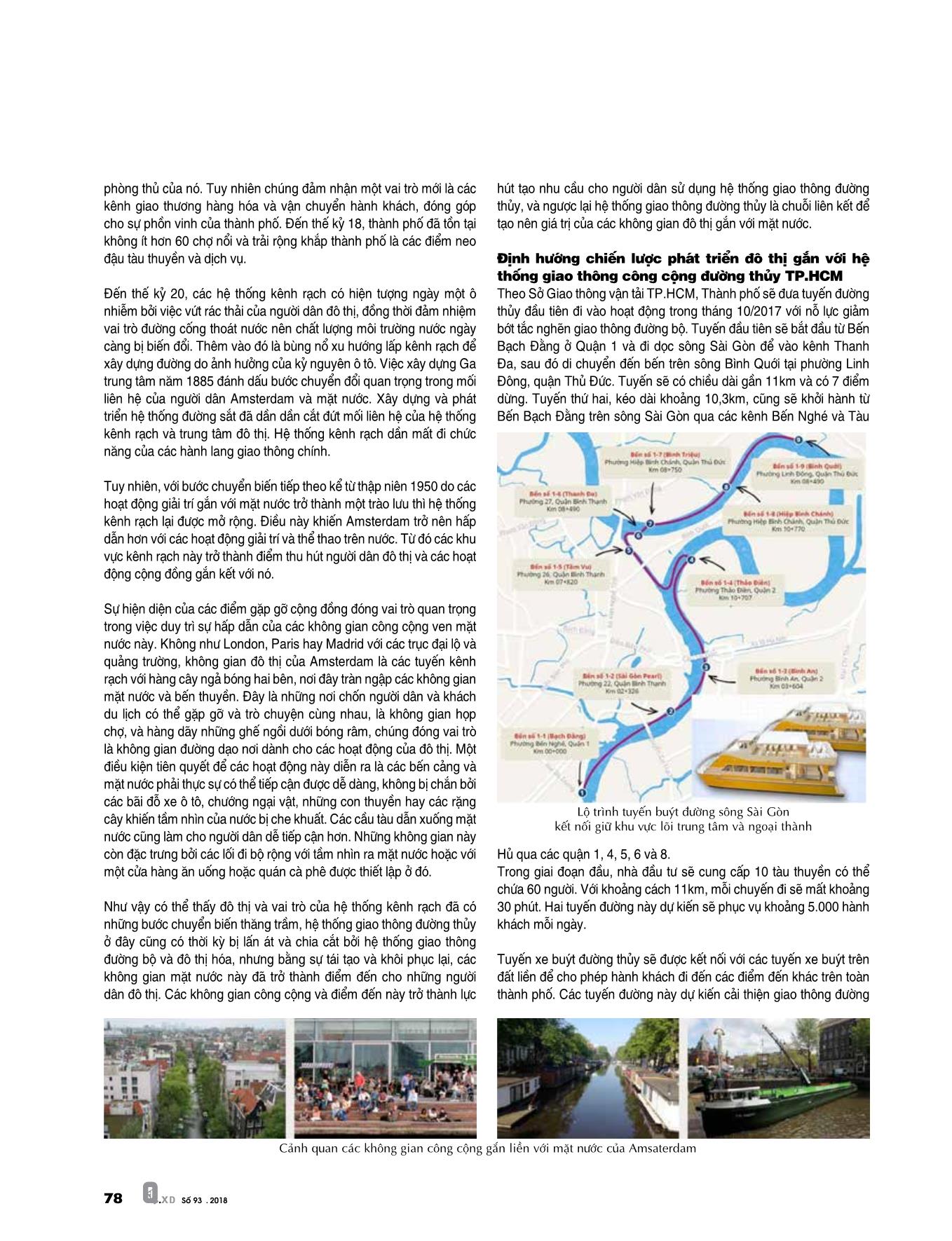 Chiến lược phát triển đô thị gắn với hệ thống giao thông công cộng đường thủy TP. HCM trang 3