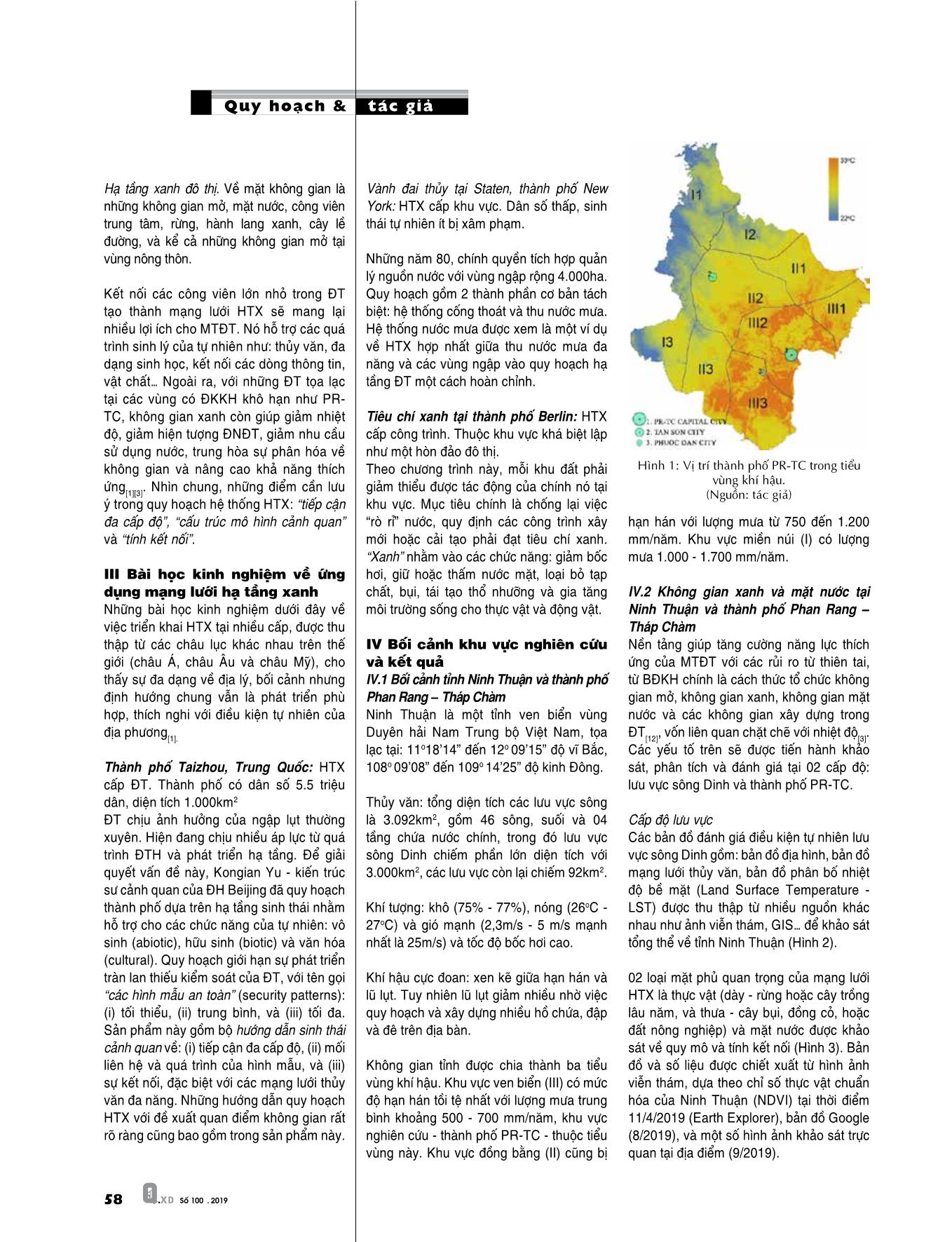 Hạ tầng xanh cho đô thị thích ứng với hạn hán trường hợp tỉnh Ninh Thuận, Việt Nam trang 3
