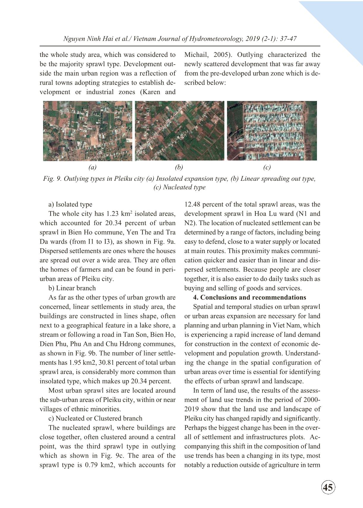 Research on urban sprawl trends and landscape change in Pleiku city, Gia Lai province trang 9