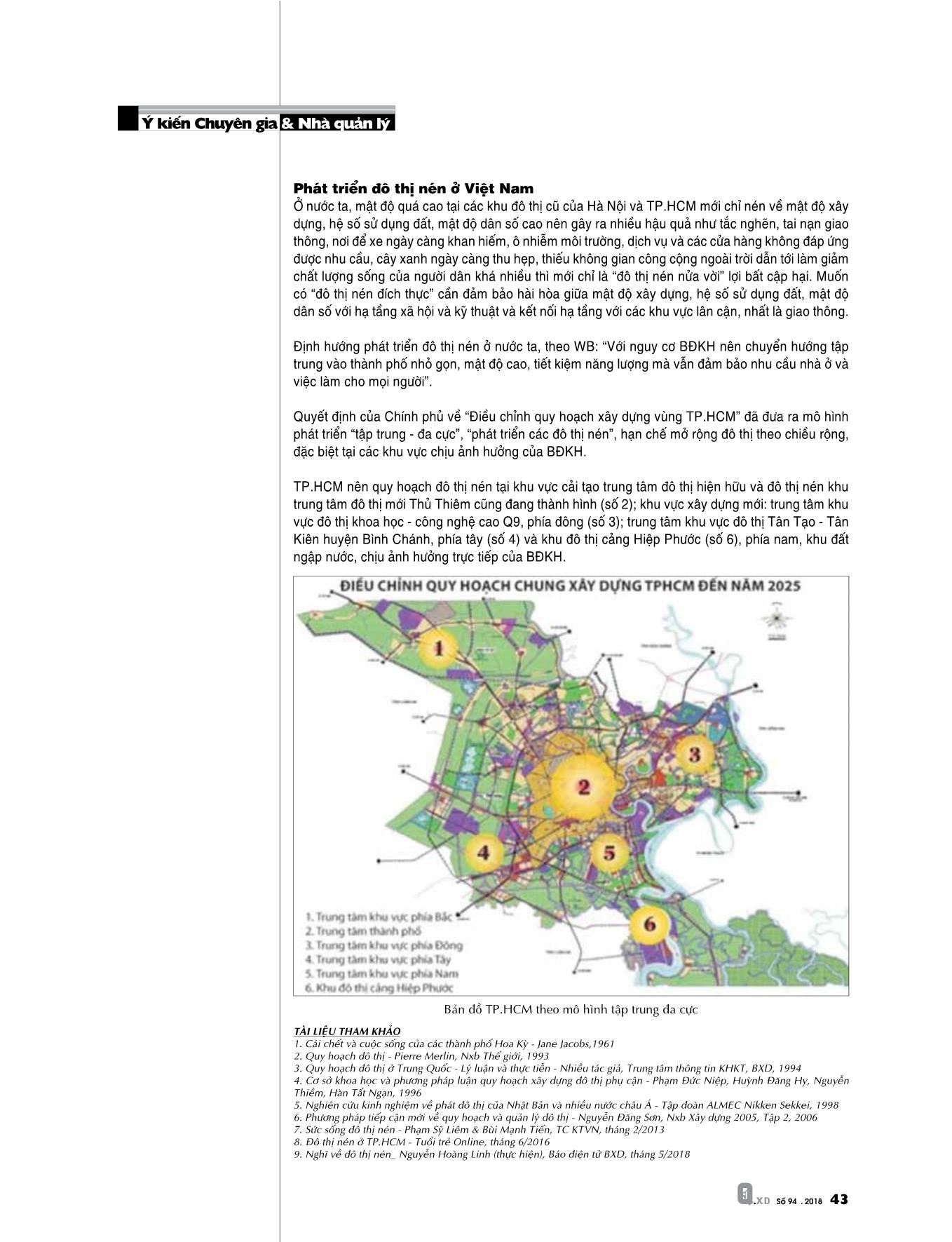 Thảo luận về phát triển đô thị “nén” ở Việt Nam trang 10