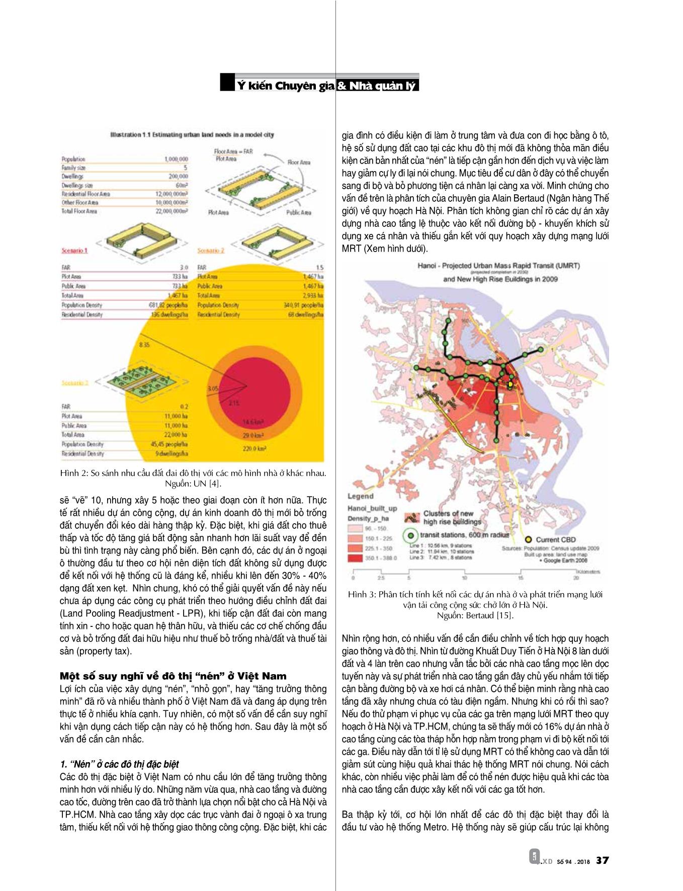 Thảo luận về phát triển đô thị “nén” ở Việt Nam trang 4