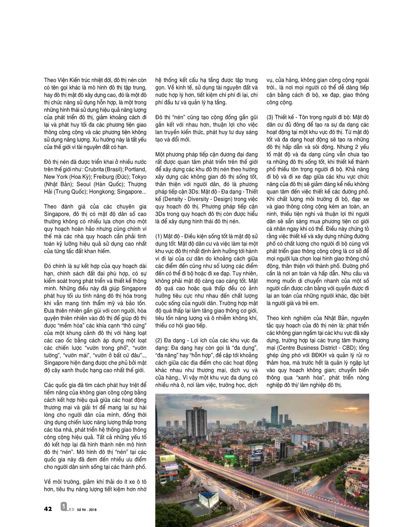 Thảo luận về phát triển đô thị “nén” ở Việt Nam trang 9